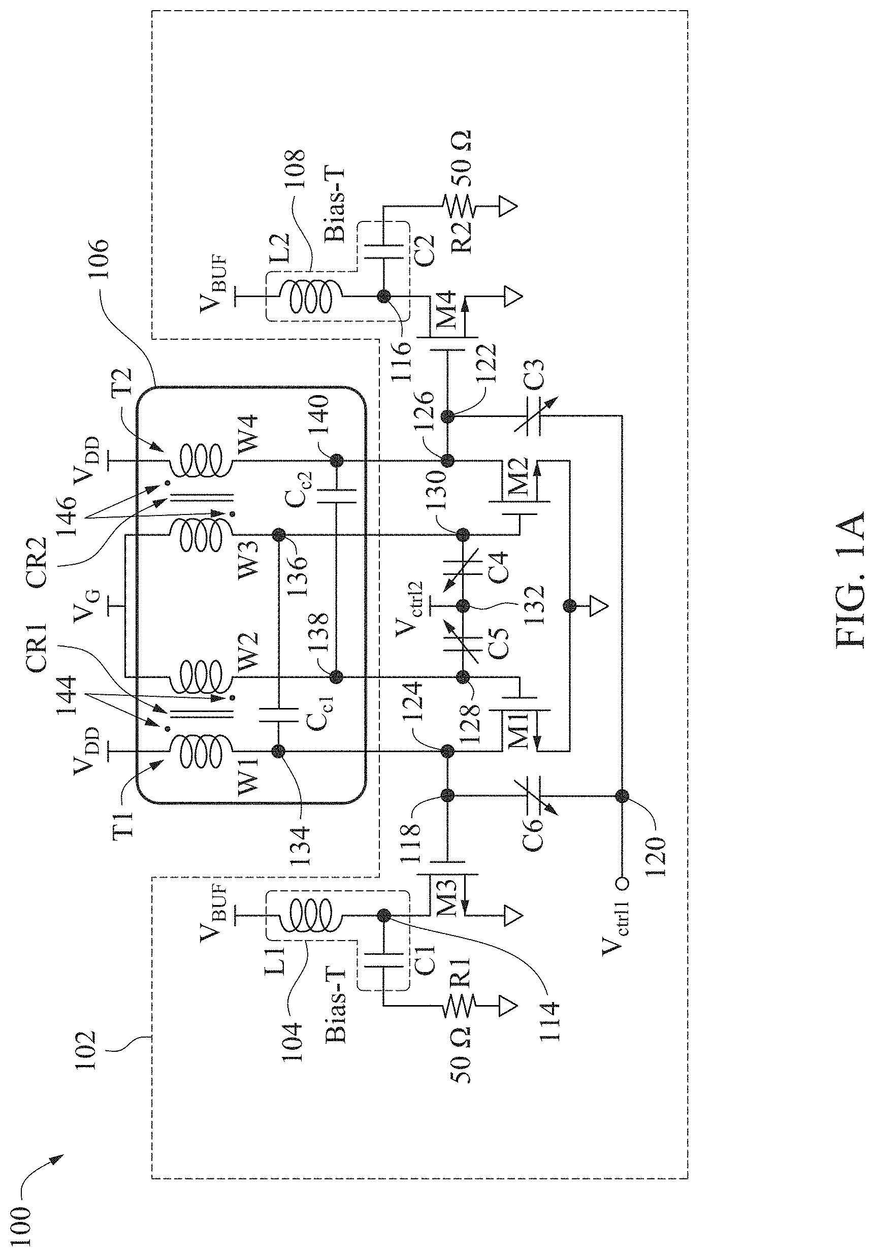 Patent US11777446 Figure 1 – Oscillator circuit and device
