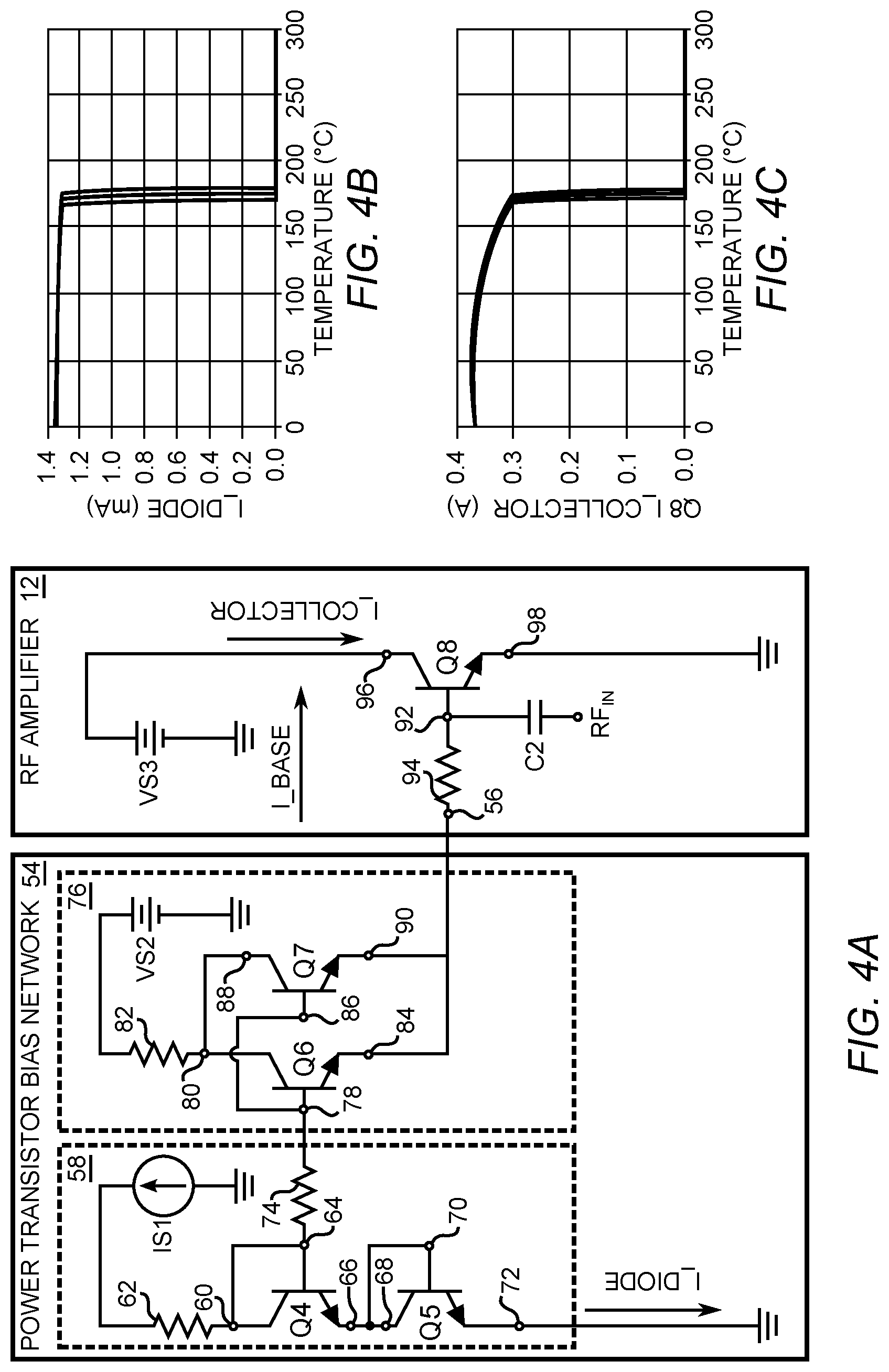 Patent US11777455 Figure 4 – Integrated circuit amplifier and thermal protection circuitry