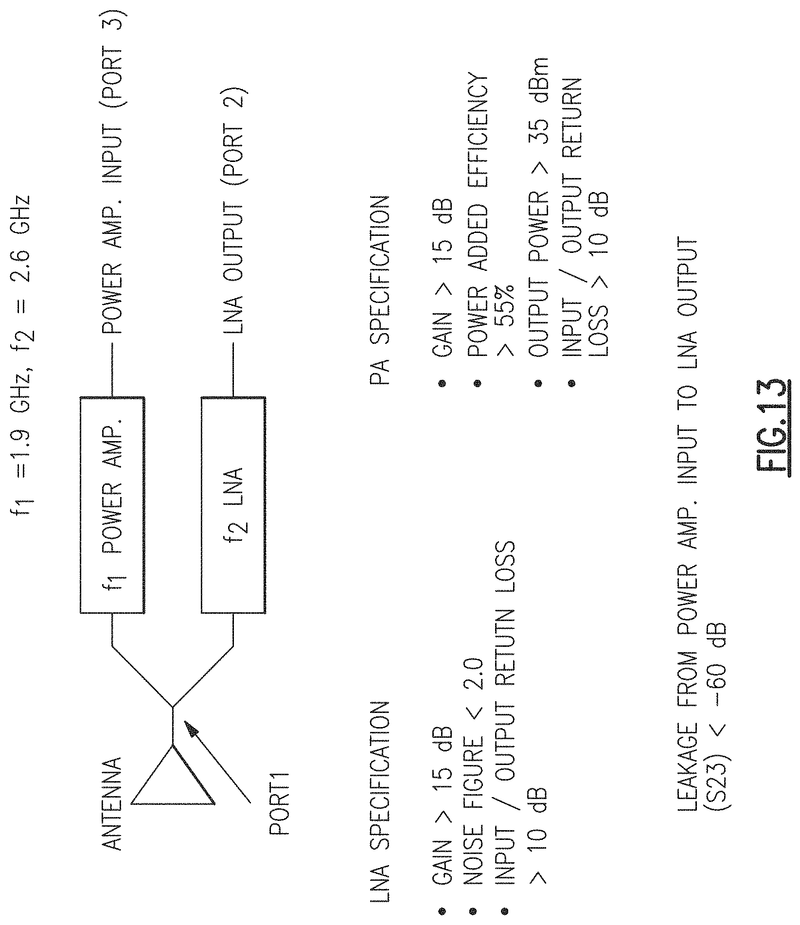 Patent US11777459 Figure 19 – Active duplexer