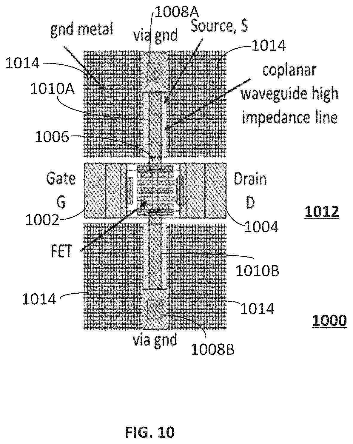 Patent US11777461 Figure 12 – High efficiency wideband feedback amplifier