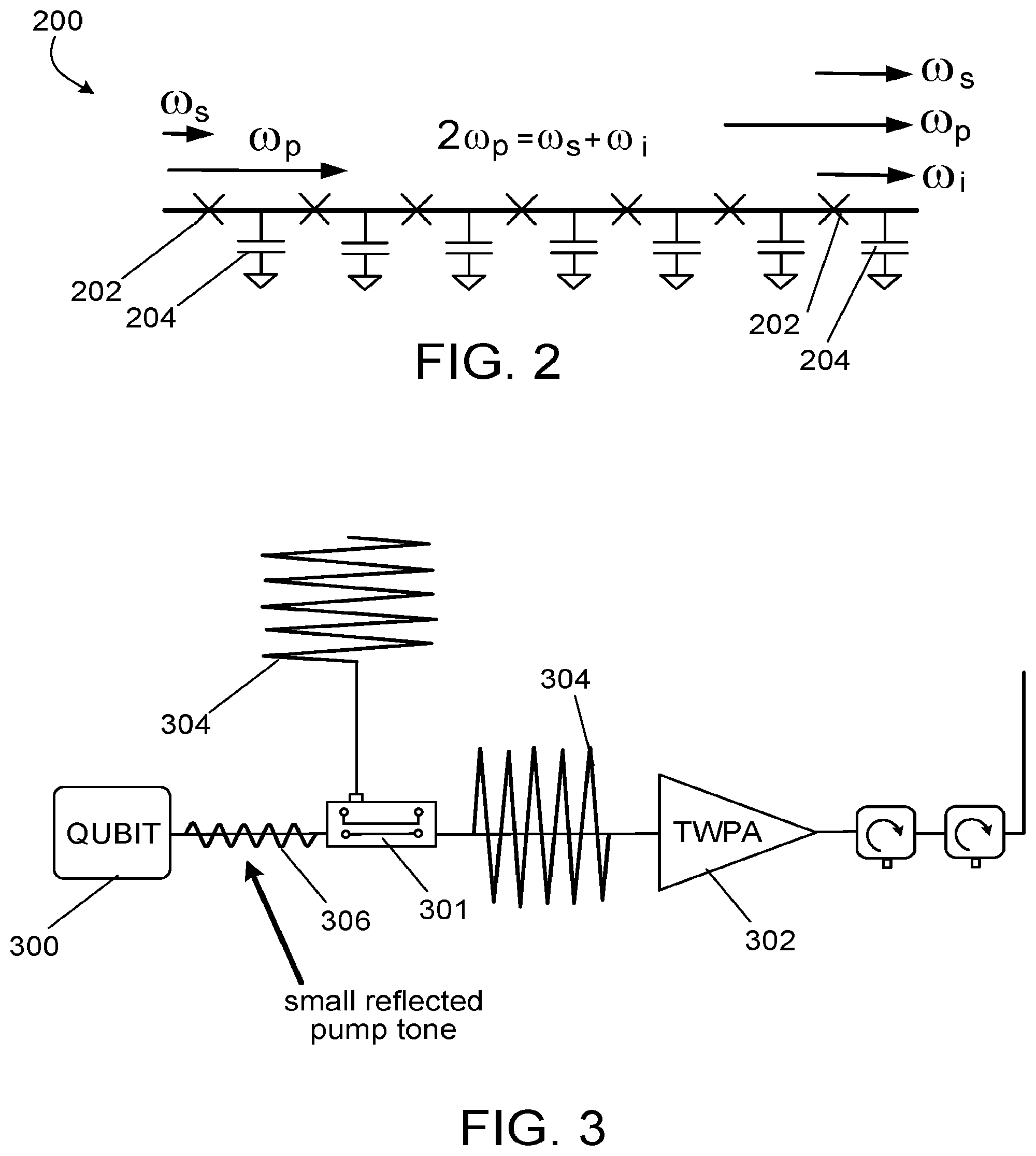Patent US11777462 Figure 2 – Amplifier frequency matching for qubit readout