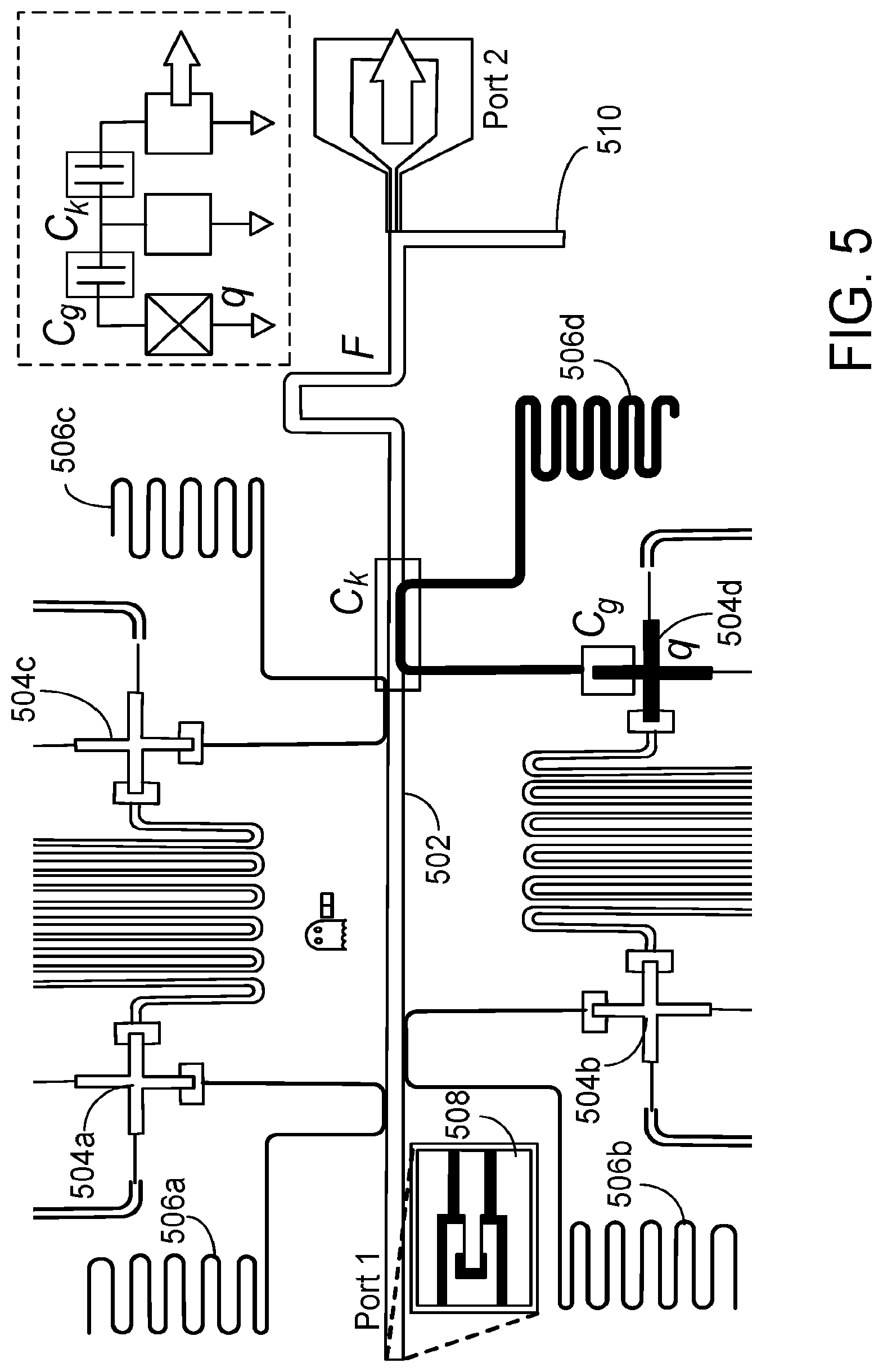 Patent US11777462 Figure 4 – Amplifier frequency matching for qubit readout
