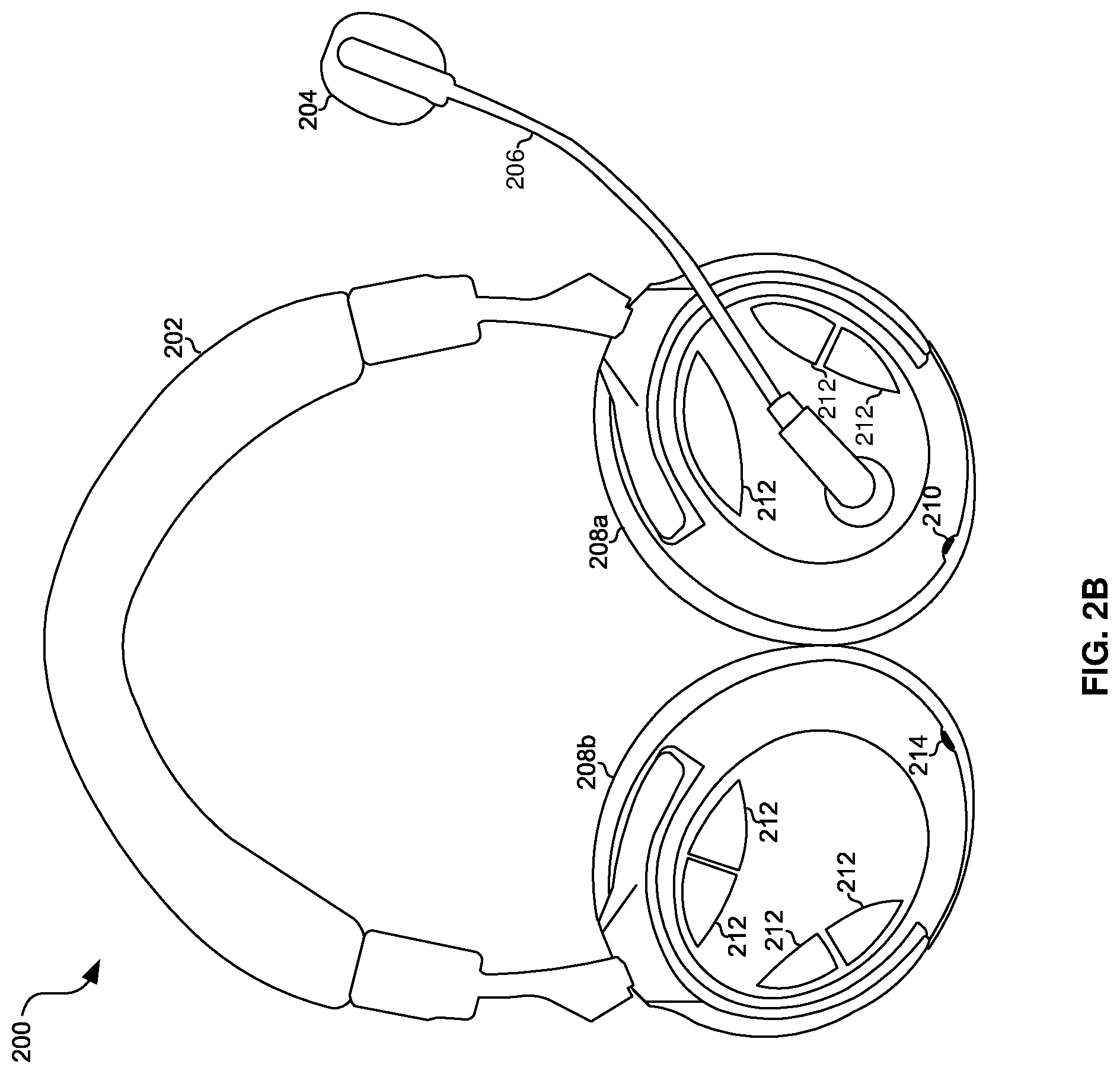 Patent US11777464 Figure 5 – Headset with programmable microphone modes