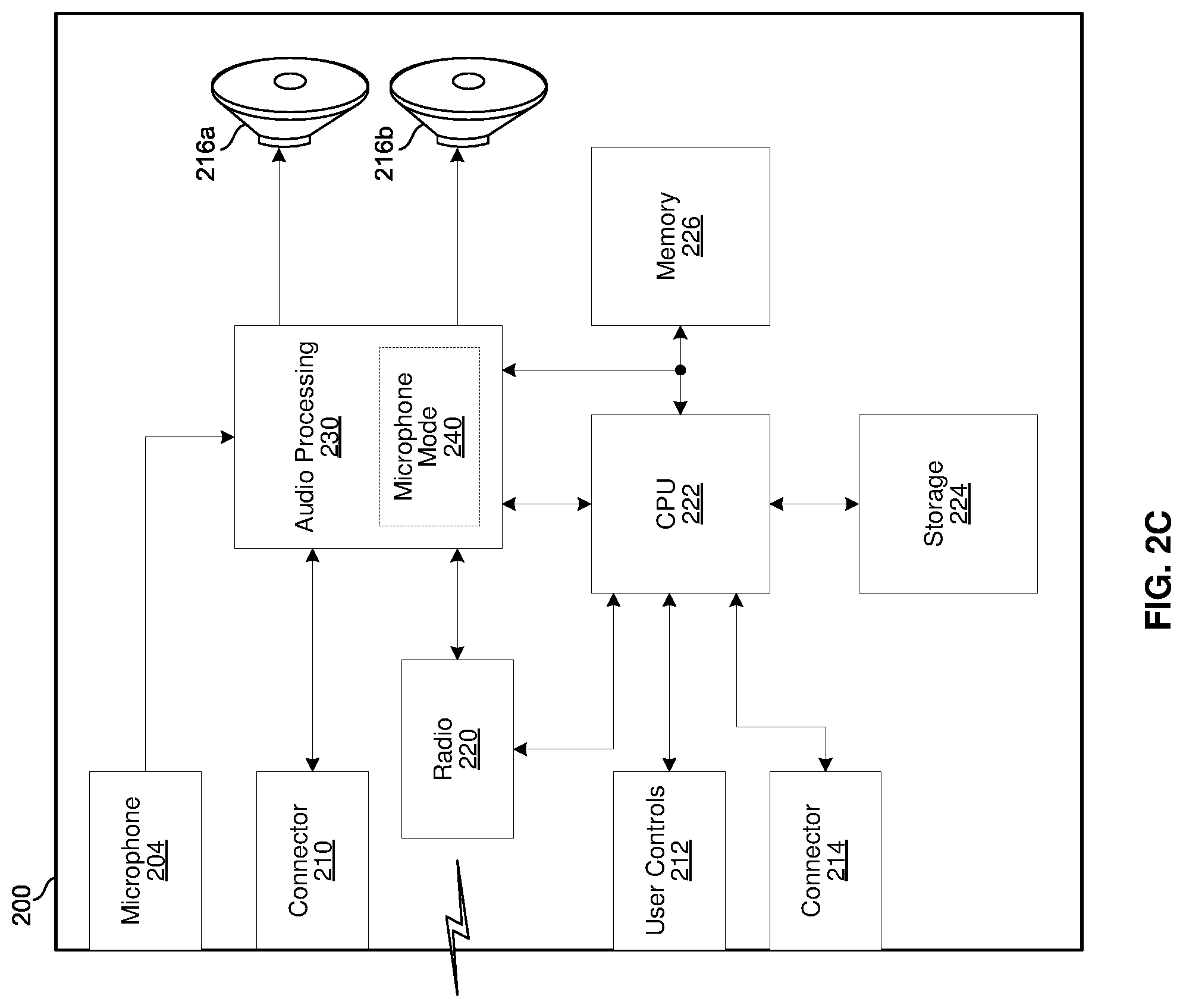 Patent US11777464 Figure 6 – Headset with programmable microphone modes