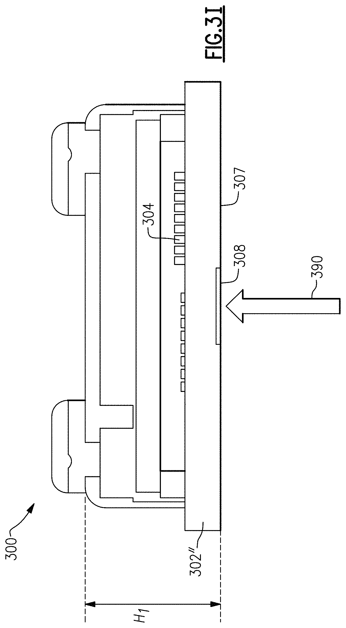 Patent US11777465 Figure 8 – Packaged surface acoustic wave devices
