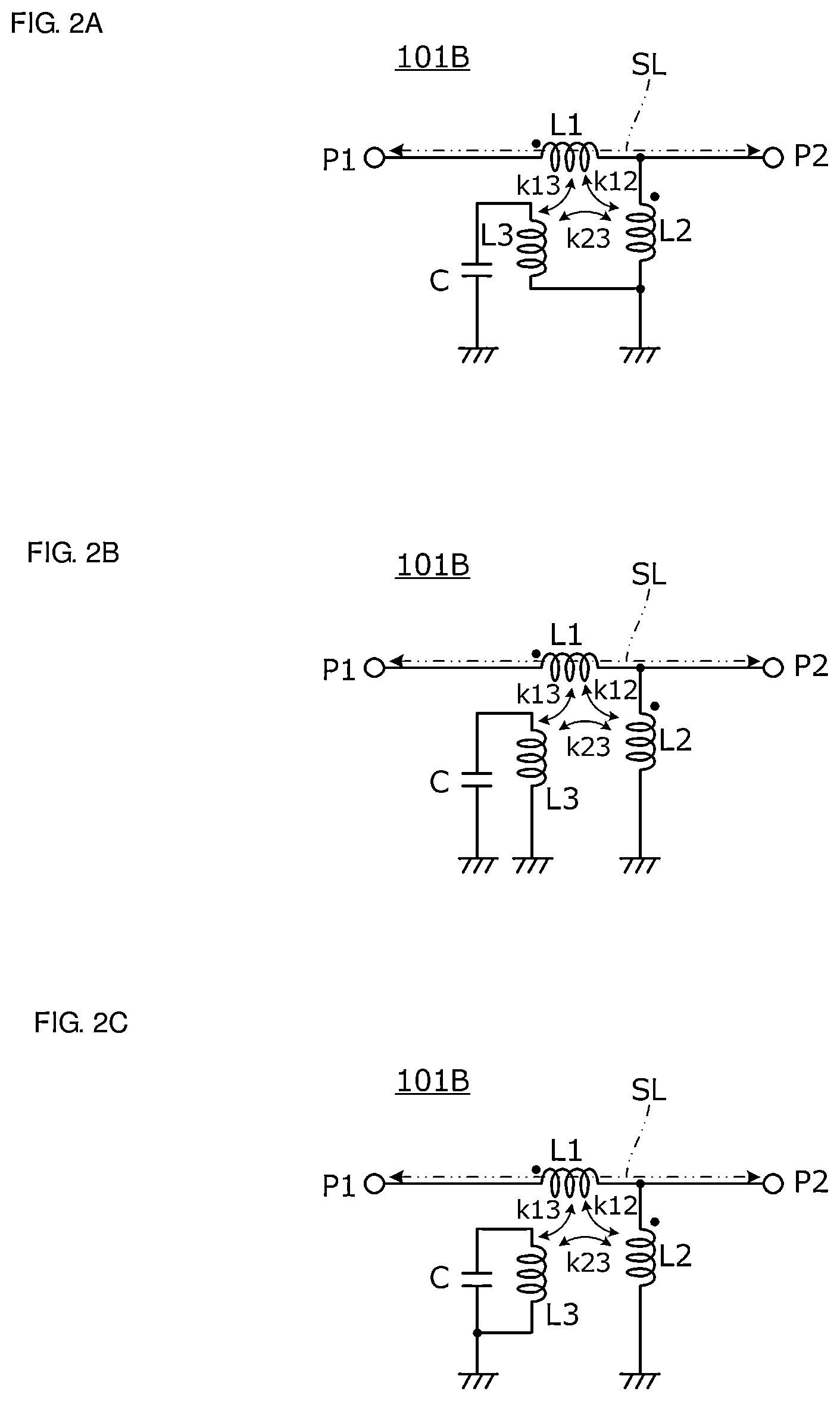 Patent US11777466 Figure 2 – Matching circuit, matching circuit element, and communication device