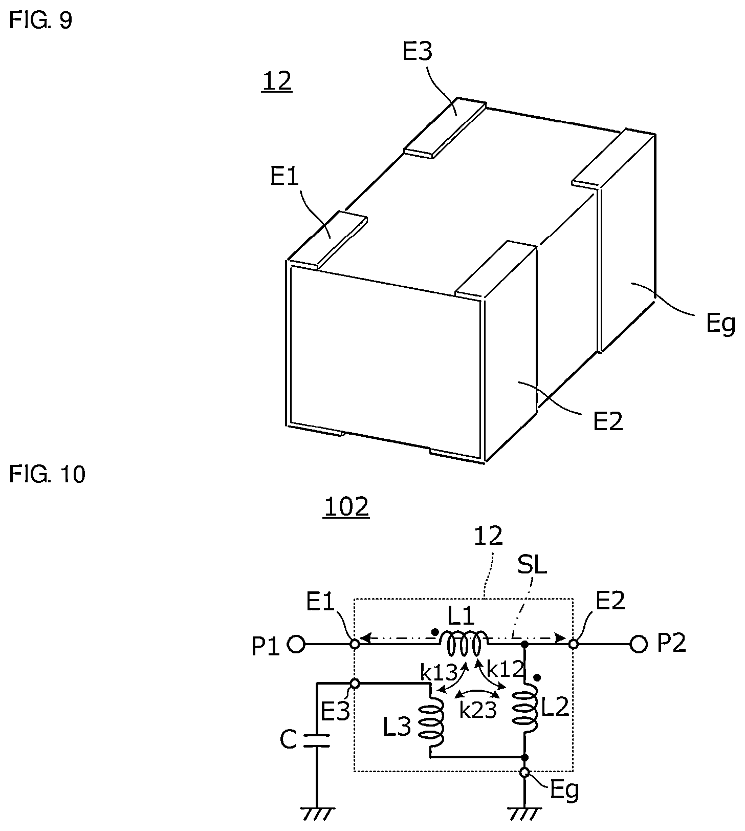 Patent US11777466 Figure 7 – Matching circuit, matching circuit element, and communication device