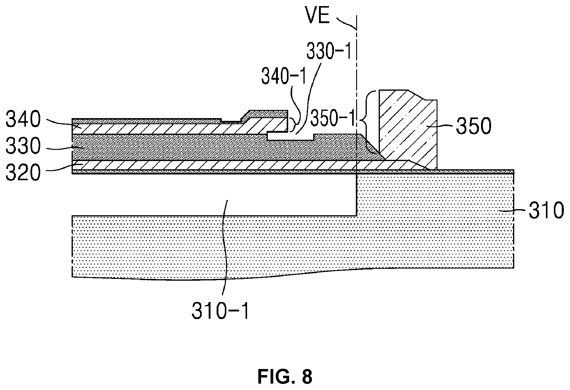 Patent US11777467 Figure 8 – Air-gap type film bulk acoustic resonator