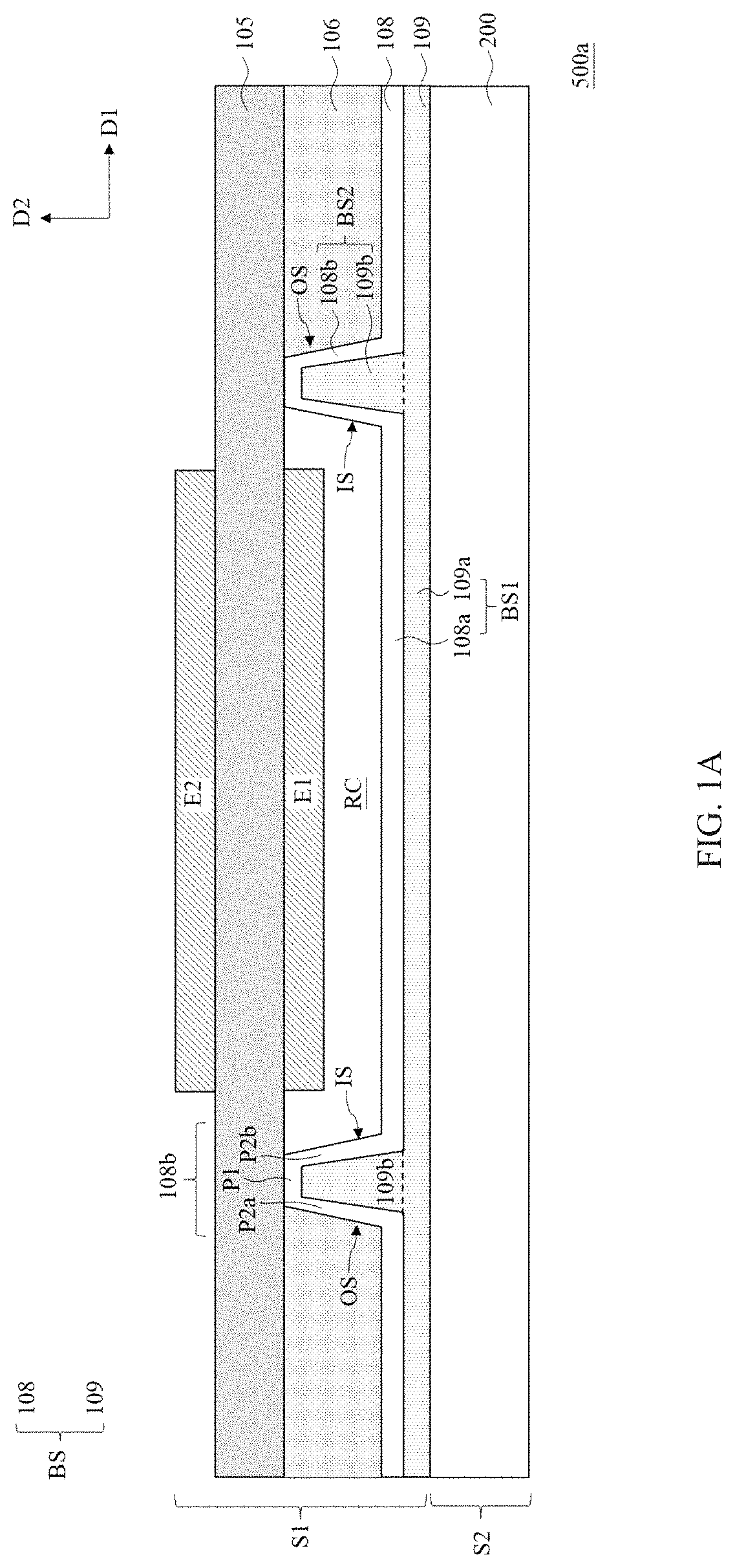 Patent US11777472 Figure 1 – Bulk acoustic wave resonator