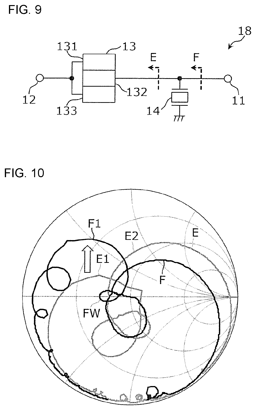 Patent US11777473 Figure 7 – Multiplexer, high-frequency front-end circuit, and communication device