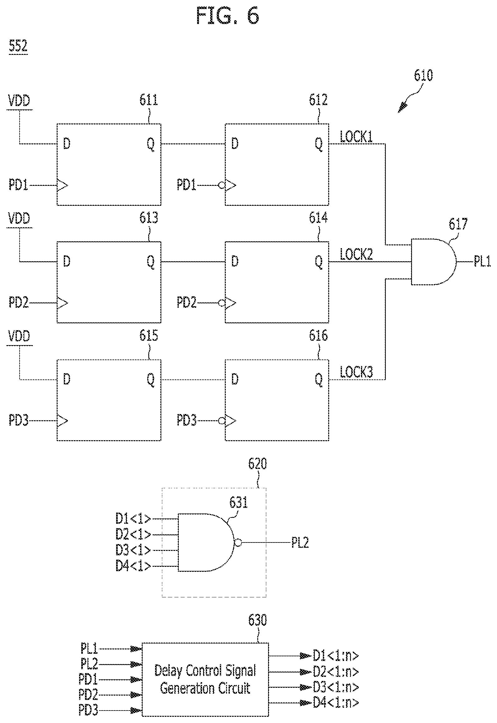 Patent US11777474 Figure 6 – Signal generation circuit having minimum delay, semiconductor apparatus using the same, and signal generation method