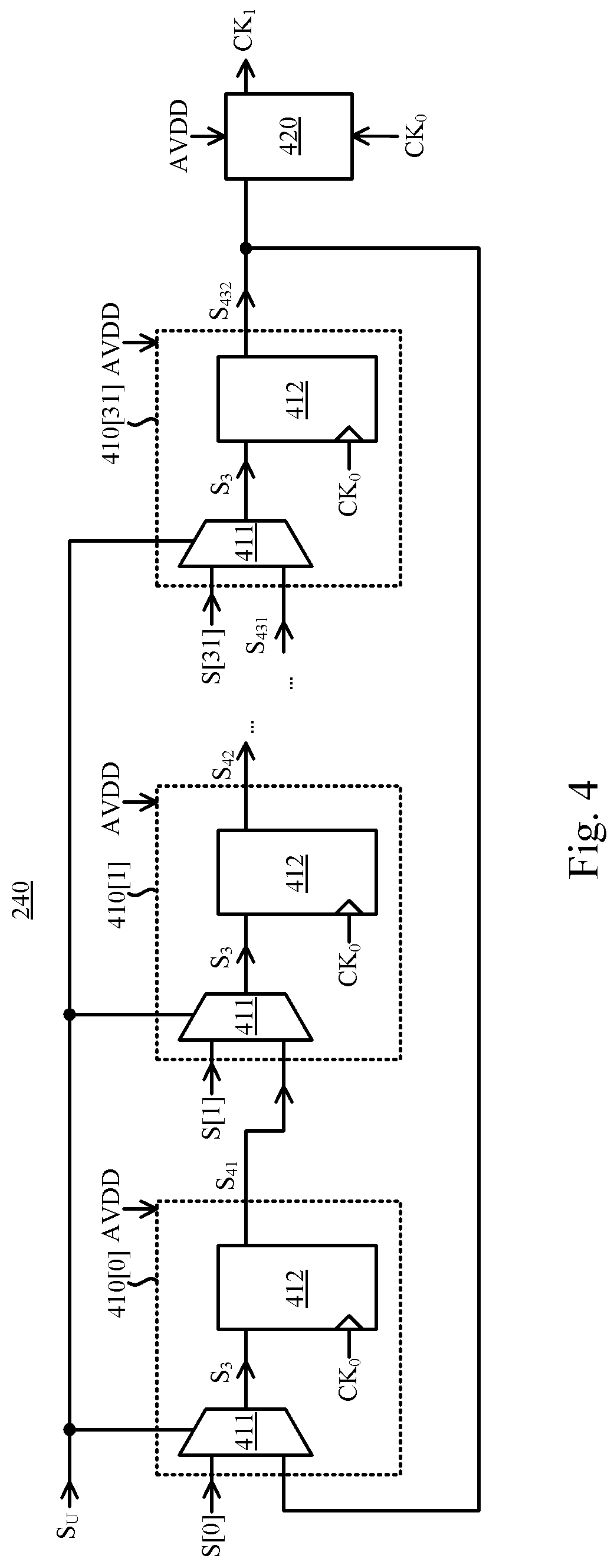 Patent US11777477 Figure 4 – Digital circuit device and voltage drop detector circuitry