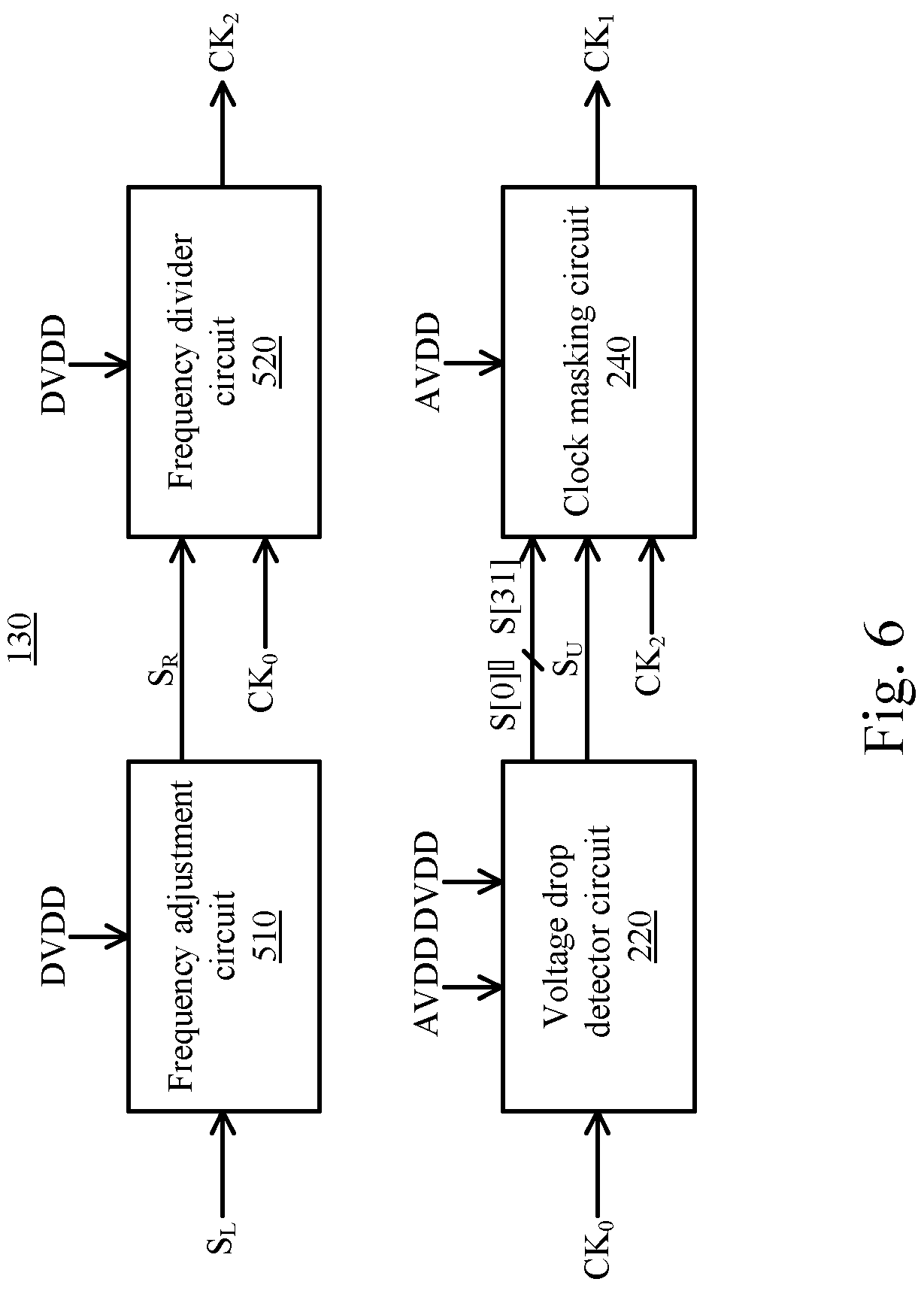 Patent US11777477 Figure 6 – Digital circuit device and voltage drop detector circuitry