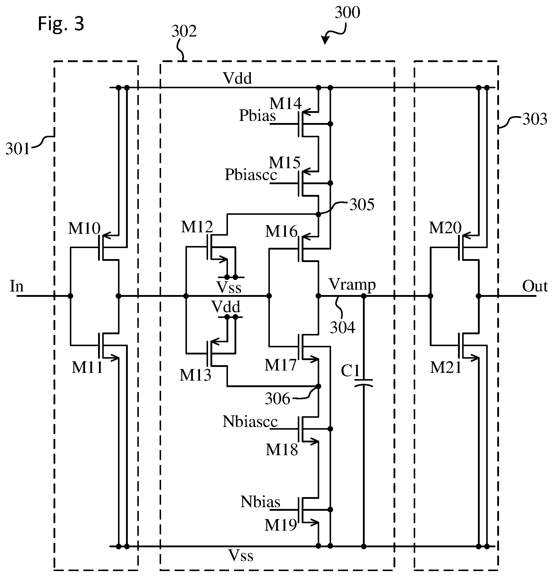 Patent US11777481 Figure 2 – Noise-tolerant delay circuit