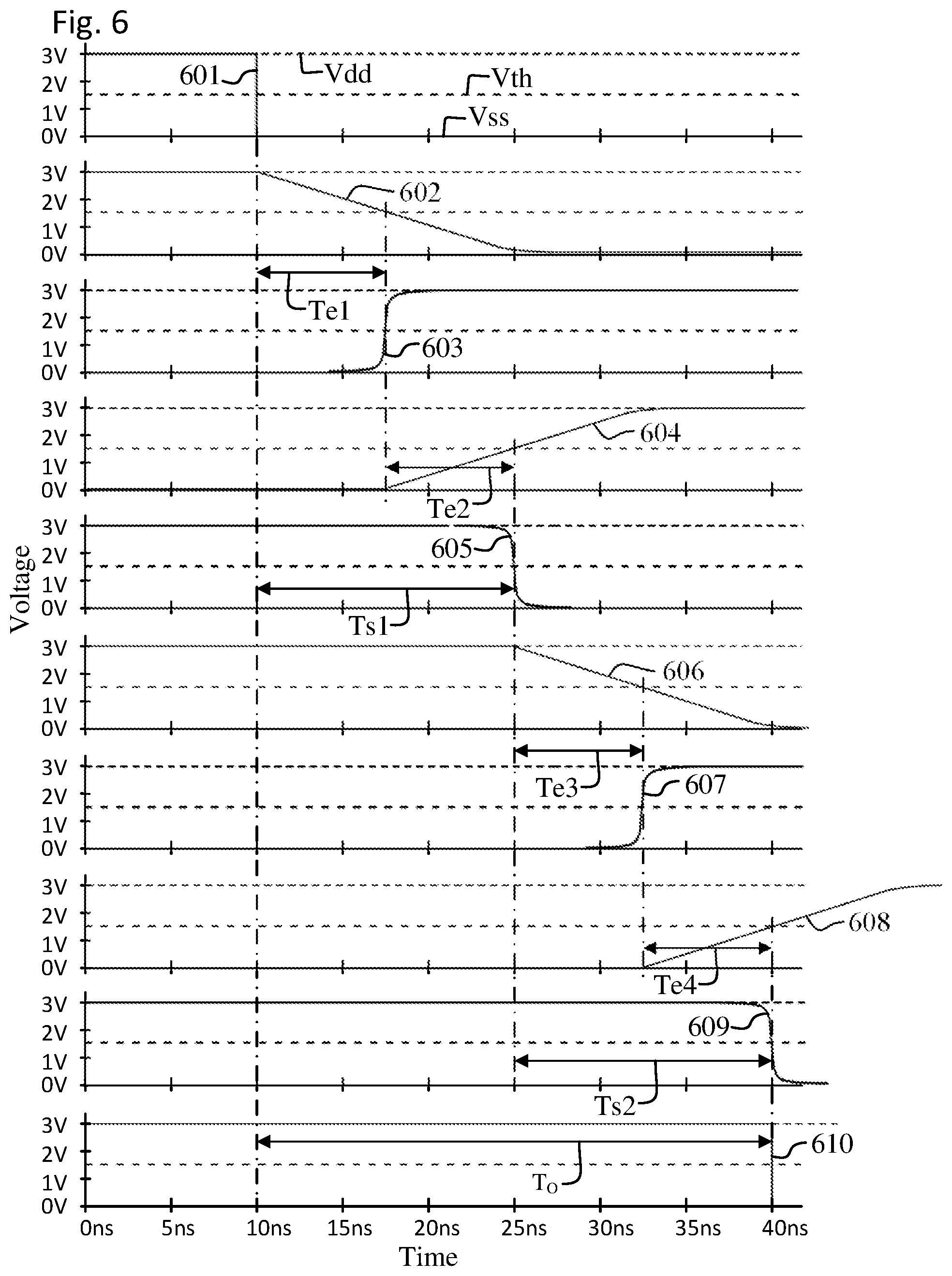 Patent US11777481 Figure 5 – Noise-tolerant delay circuit
