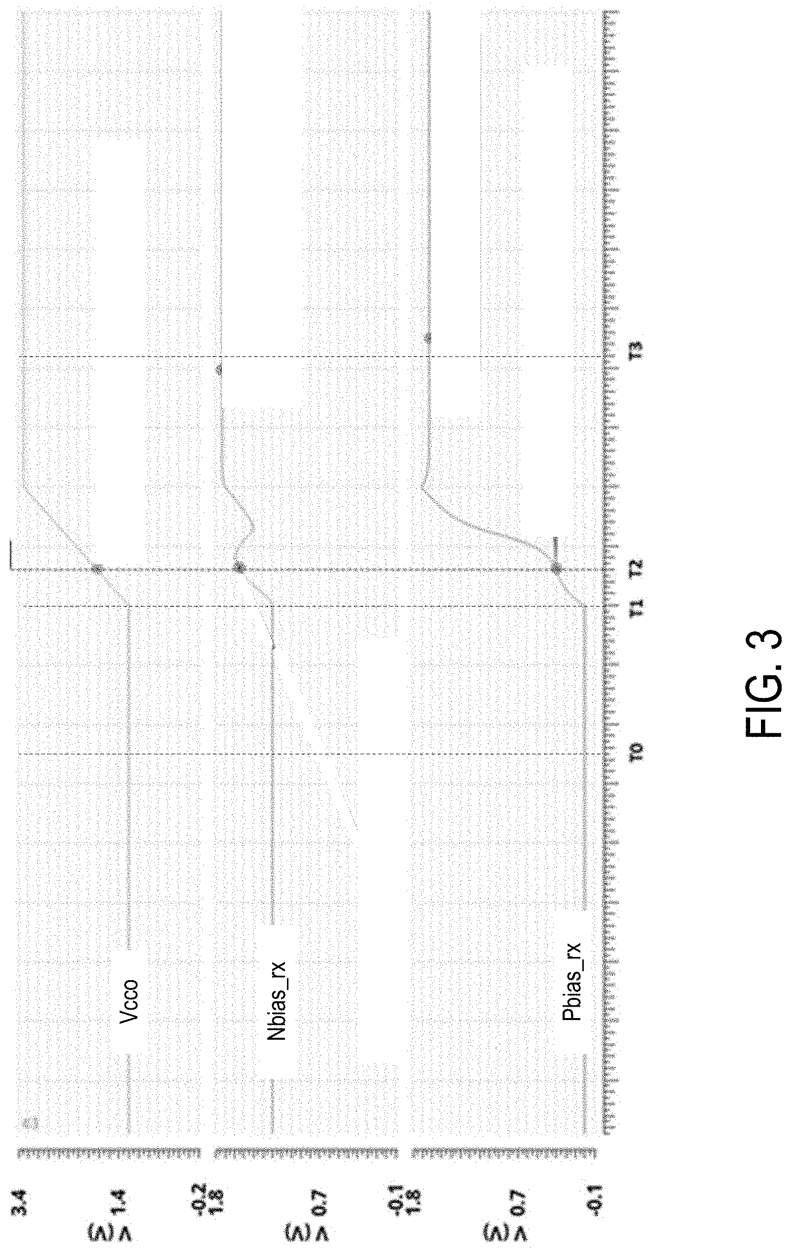 Patent US11777489 Figure 3 – Voltage sensing and biasing for wide supply range integrated circuit transceivers