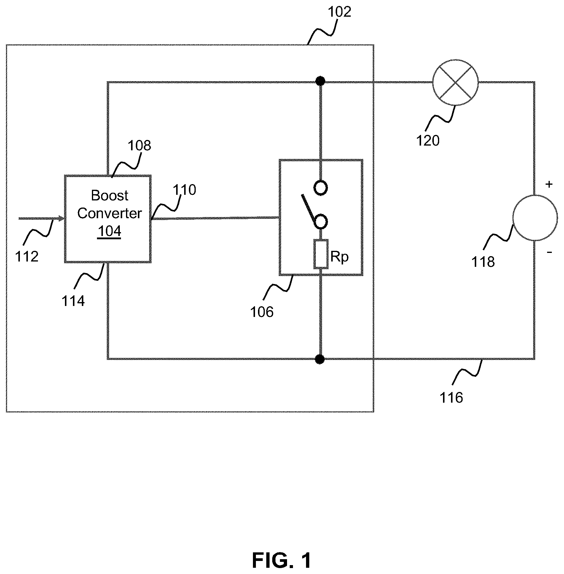 Patent US11777490 Figure 1 – Normally closed solid state relay using normally open components