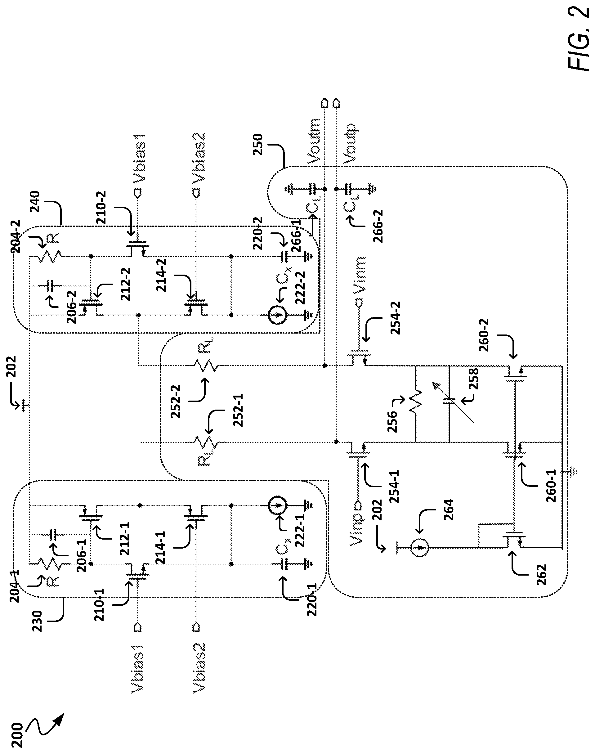 Patent US11777491 Figure 2 – Continuous time linear equalizer with active inductor