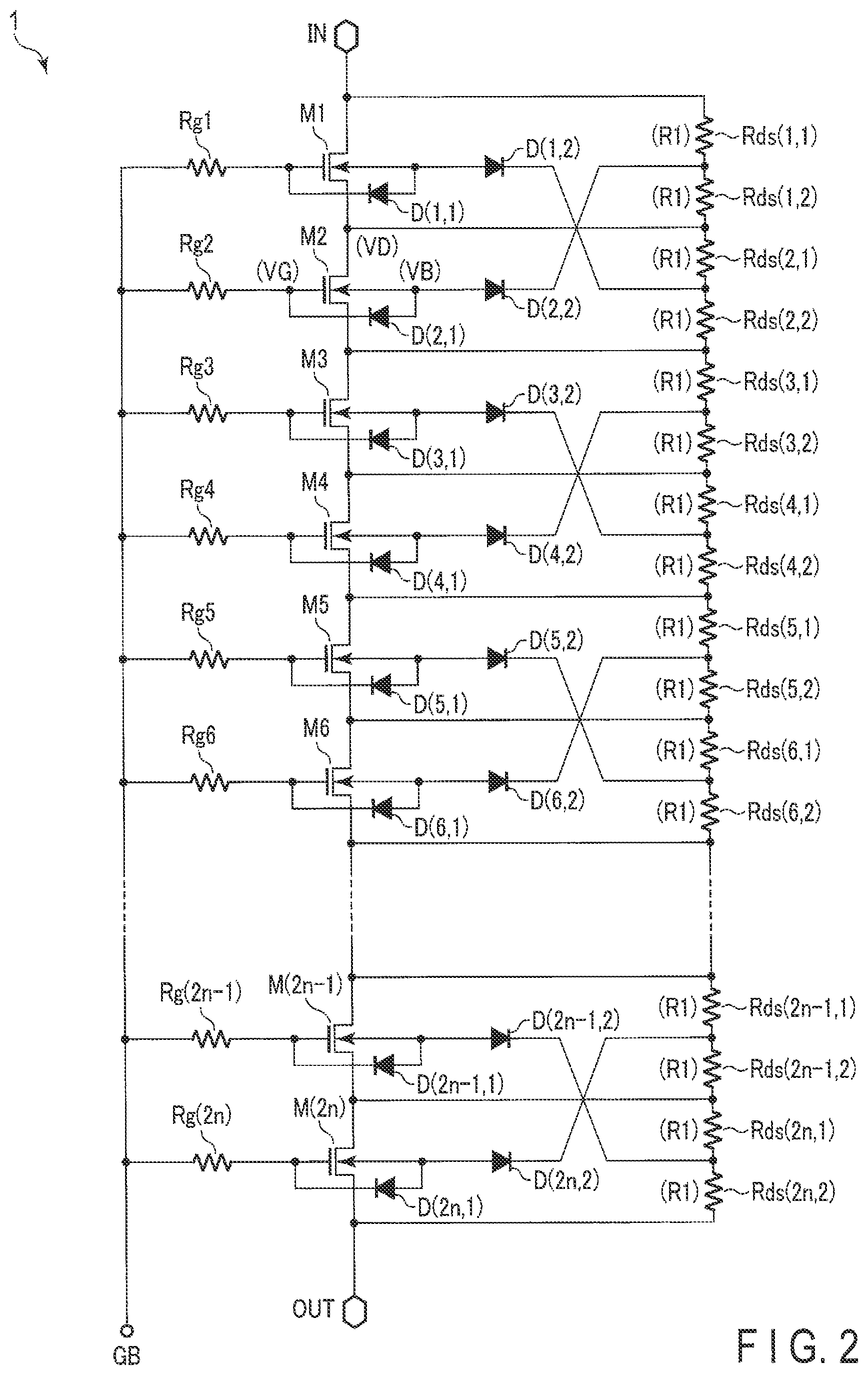 Patent US11777492 Figure 2 – Semiconductor device