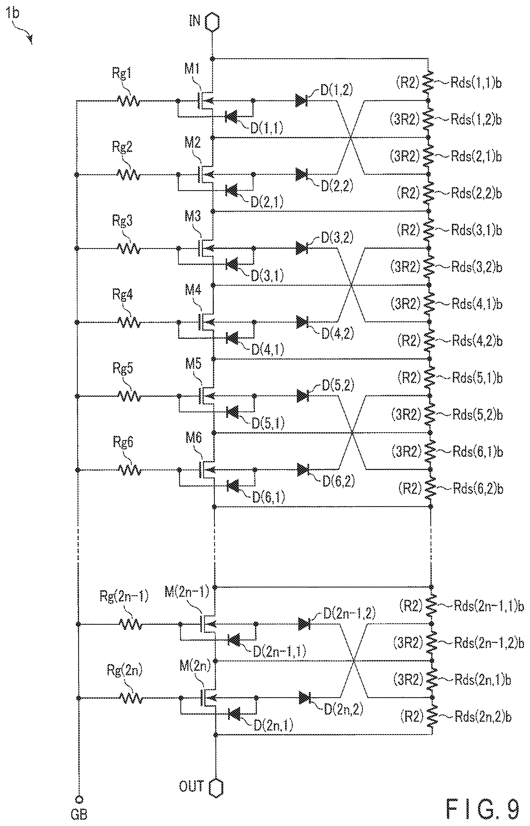 Patent US11777492 Figure 8 – Semiconductor device