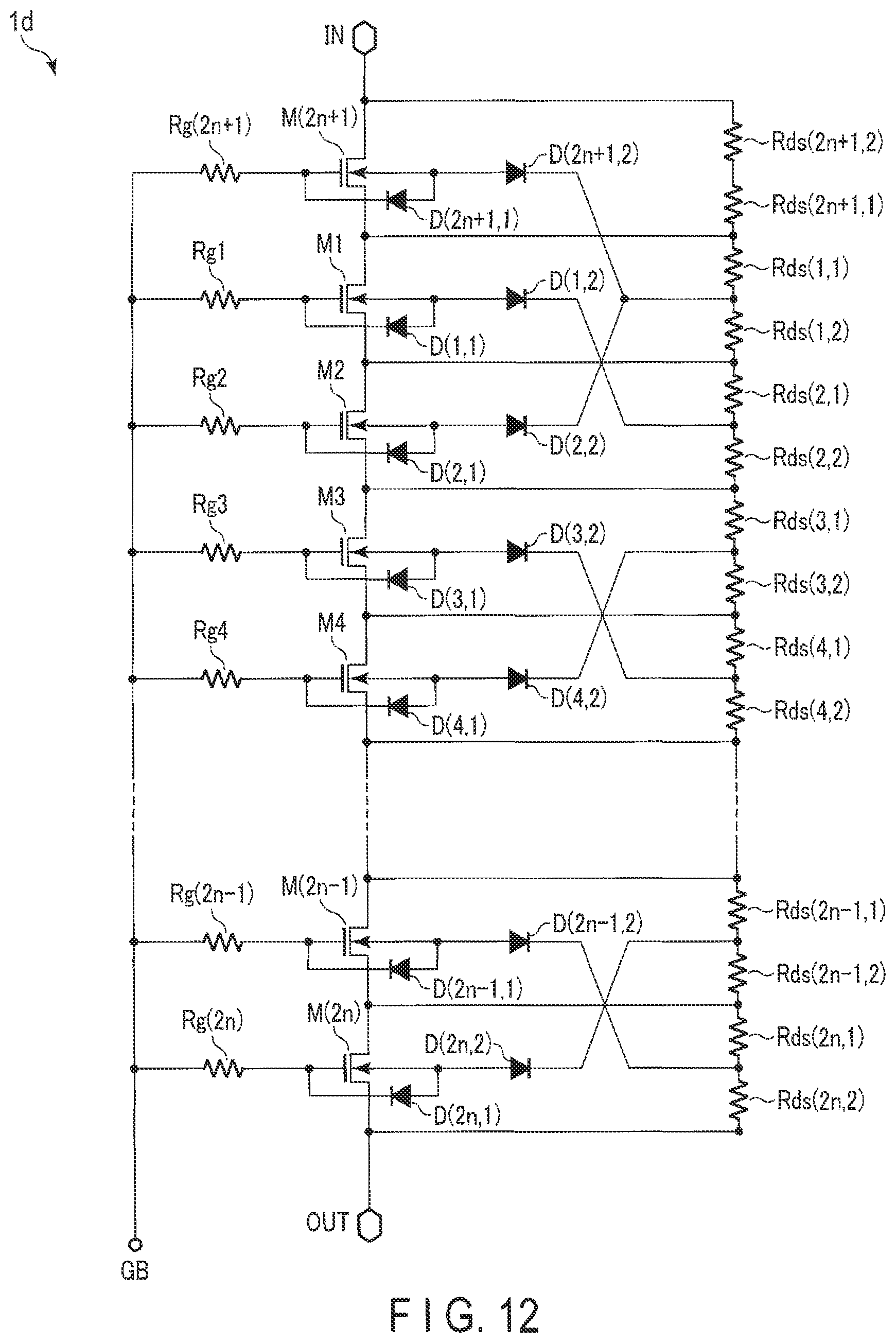 Patent US11777492 Figure 11 – Semiconductor device