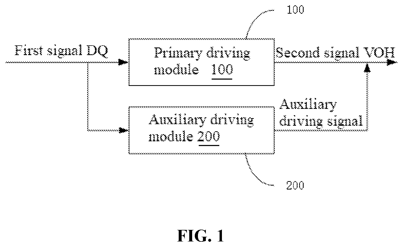 Patent US11777493 Figure 1 – Driving circuit