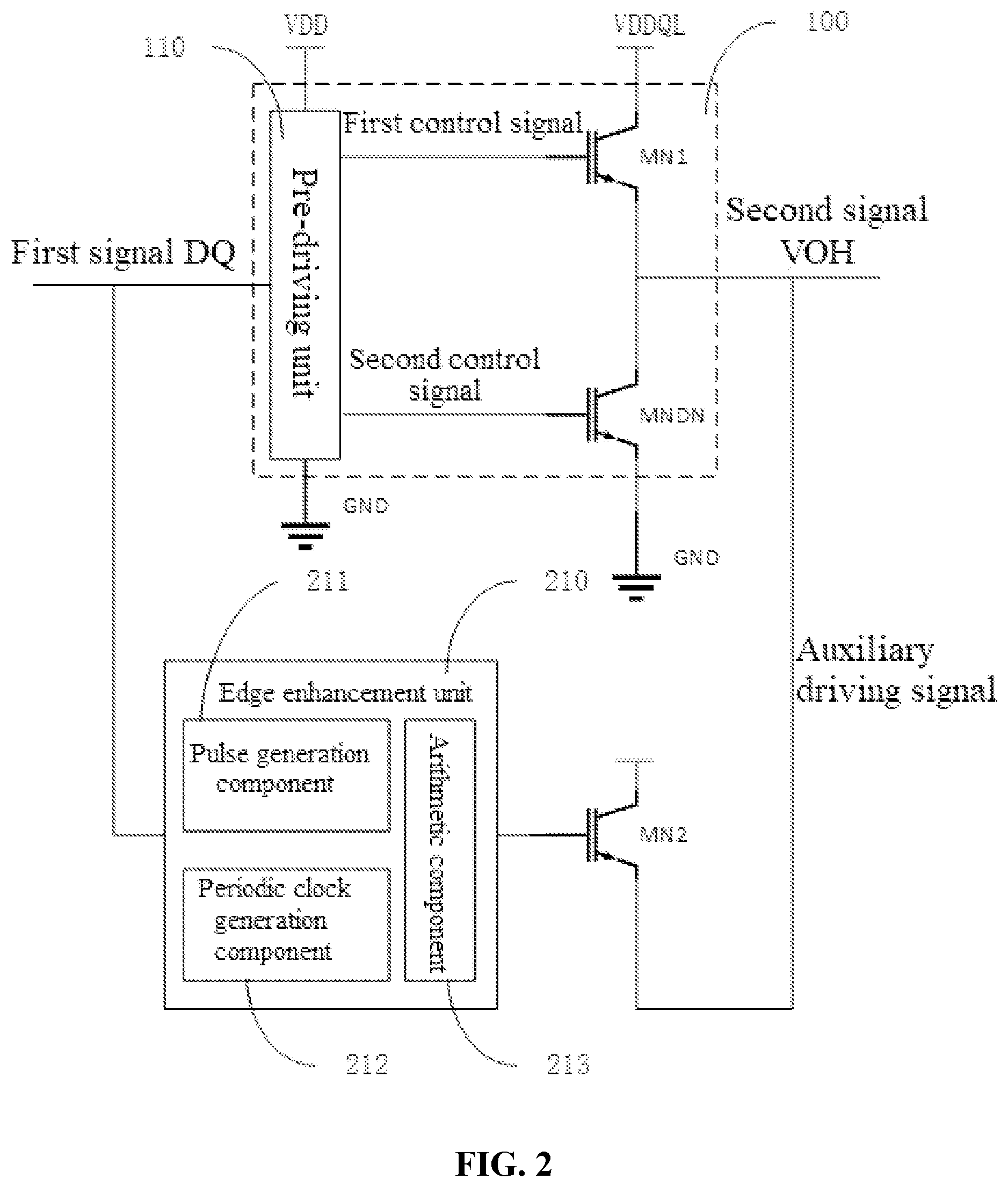 Patent US11777493 Figure 2 – Driving circuit