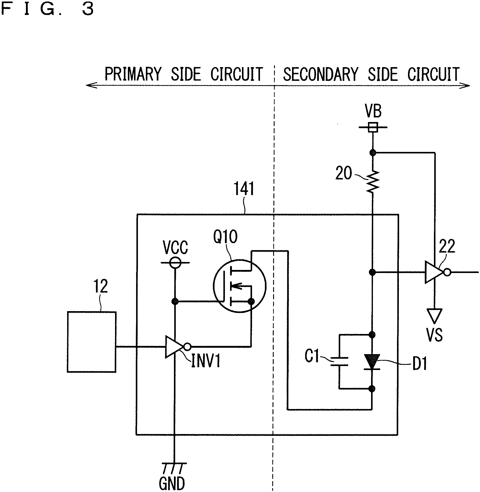 Patent US11777494 Figure 3 – Level shift circuit