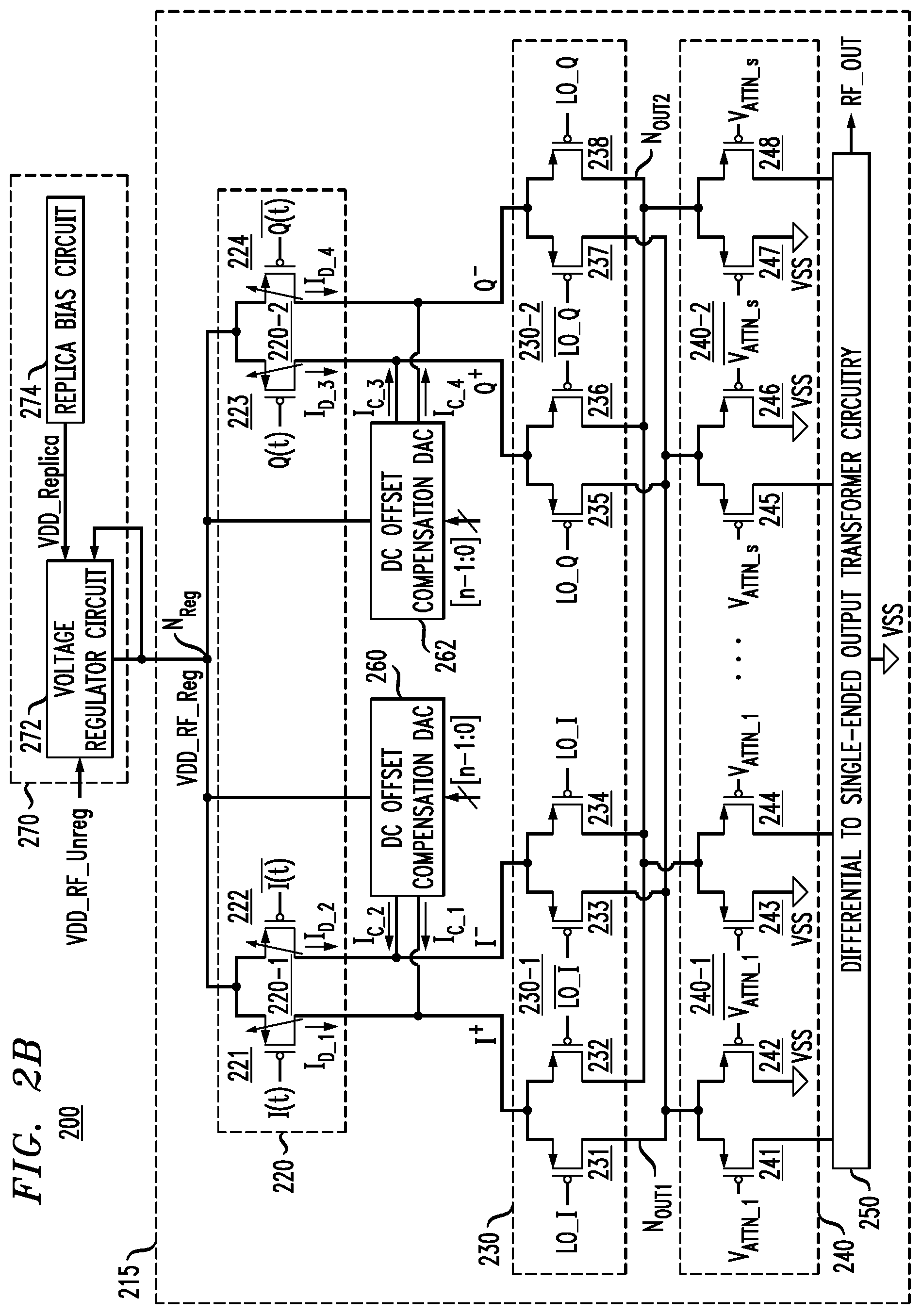 Patent US11777496 Figure 3 – Low voltage signal path in a radio frequency signal generator