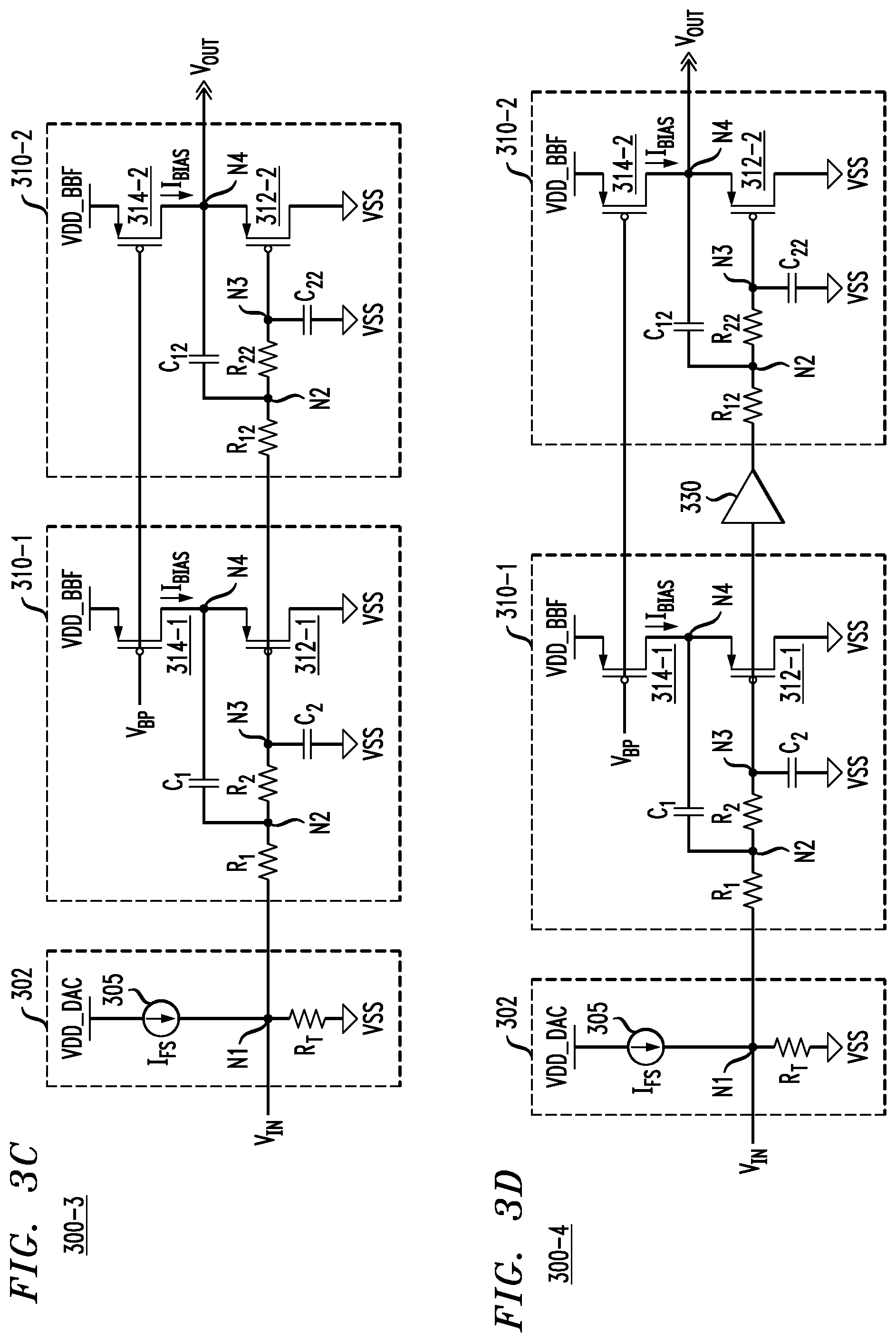Patent US11777496 Figure 5 – Low voltage signal path in a radio frequency signal generator