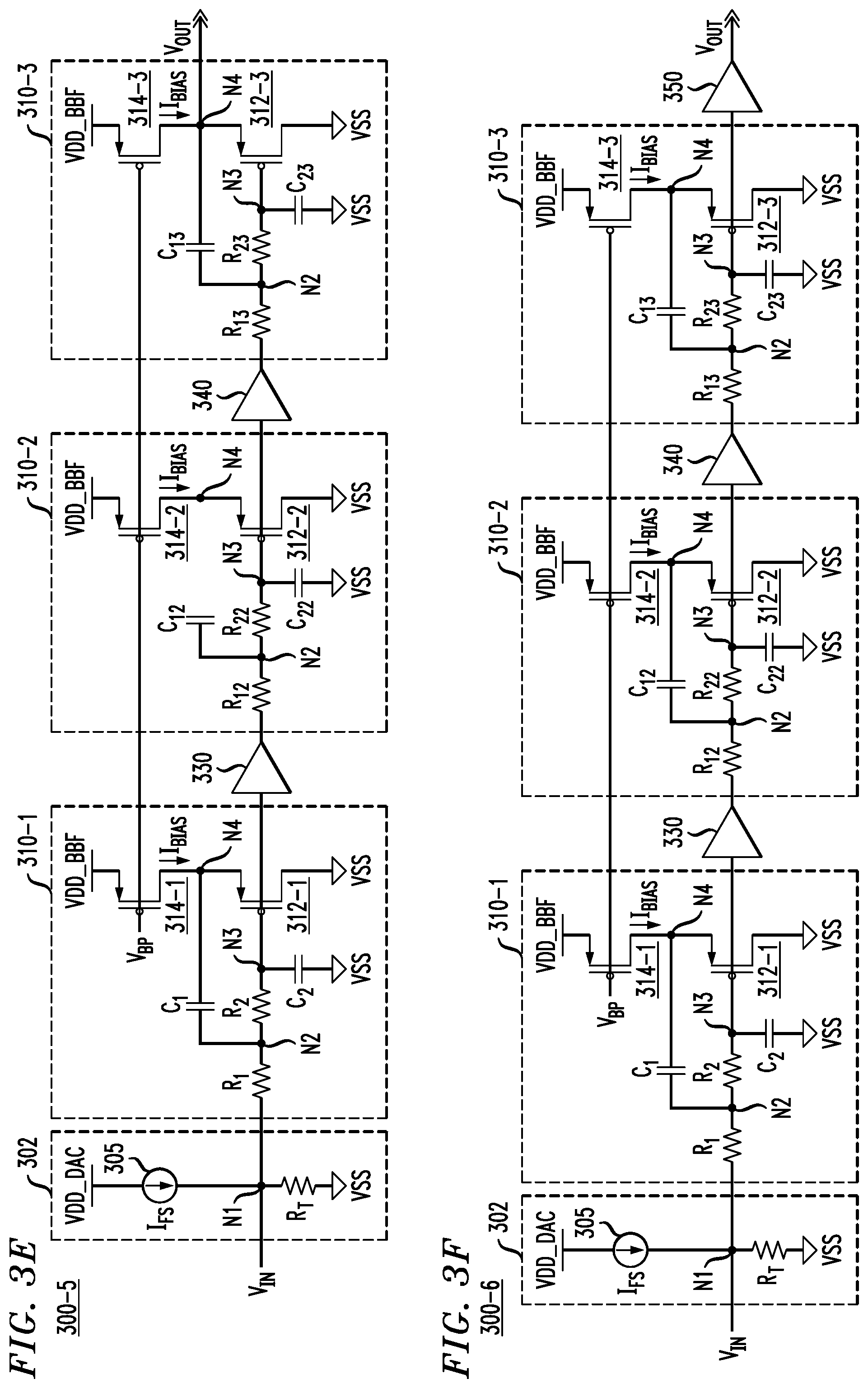 Patent US11777496 Figure 6 – Low voltage signal path in a radio frequency signal generator