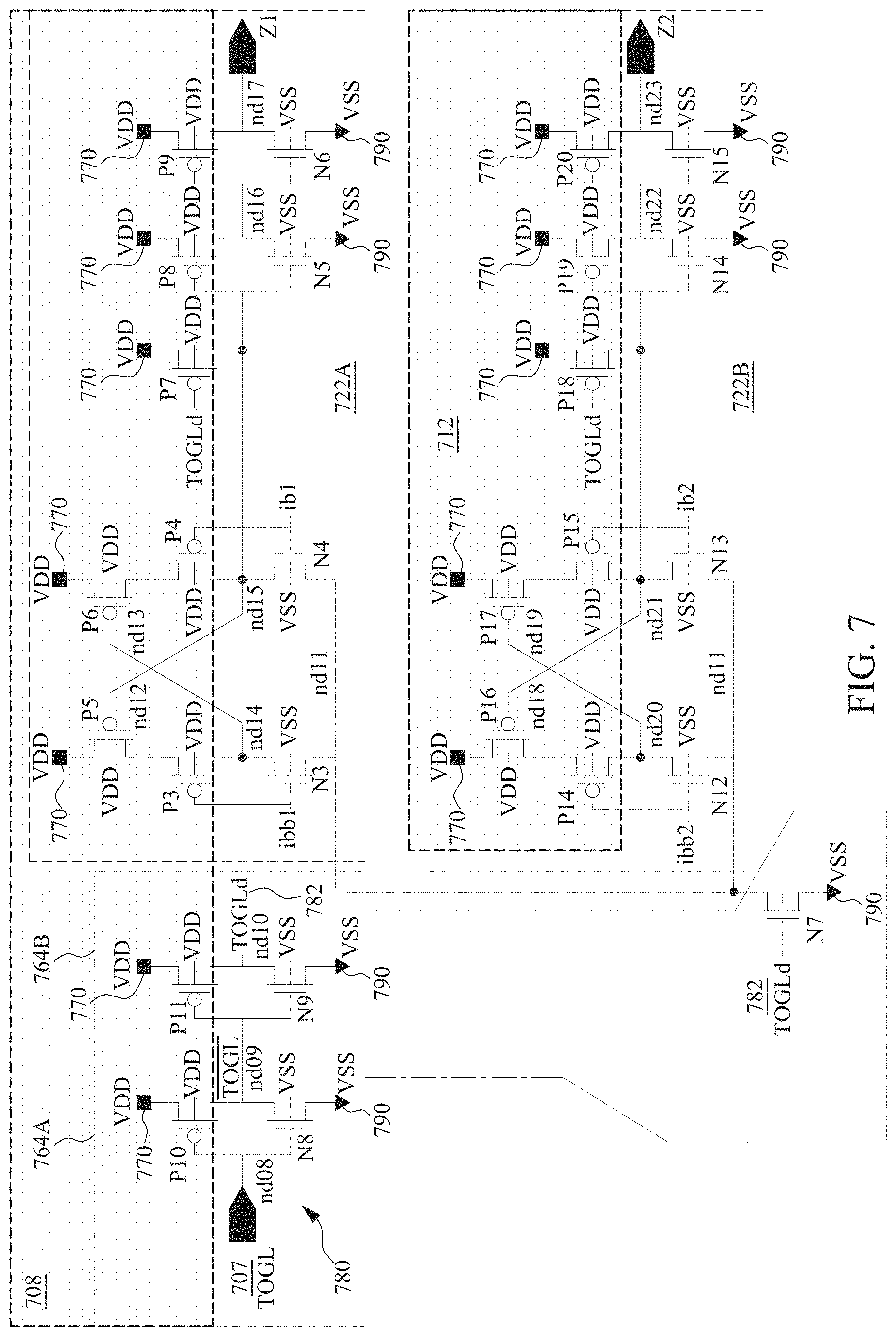 Patent US11777501 Figure 7 – Method of method of forming a multi-bit level shifter