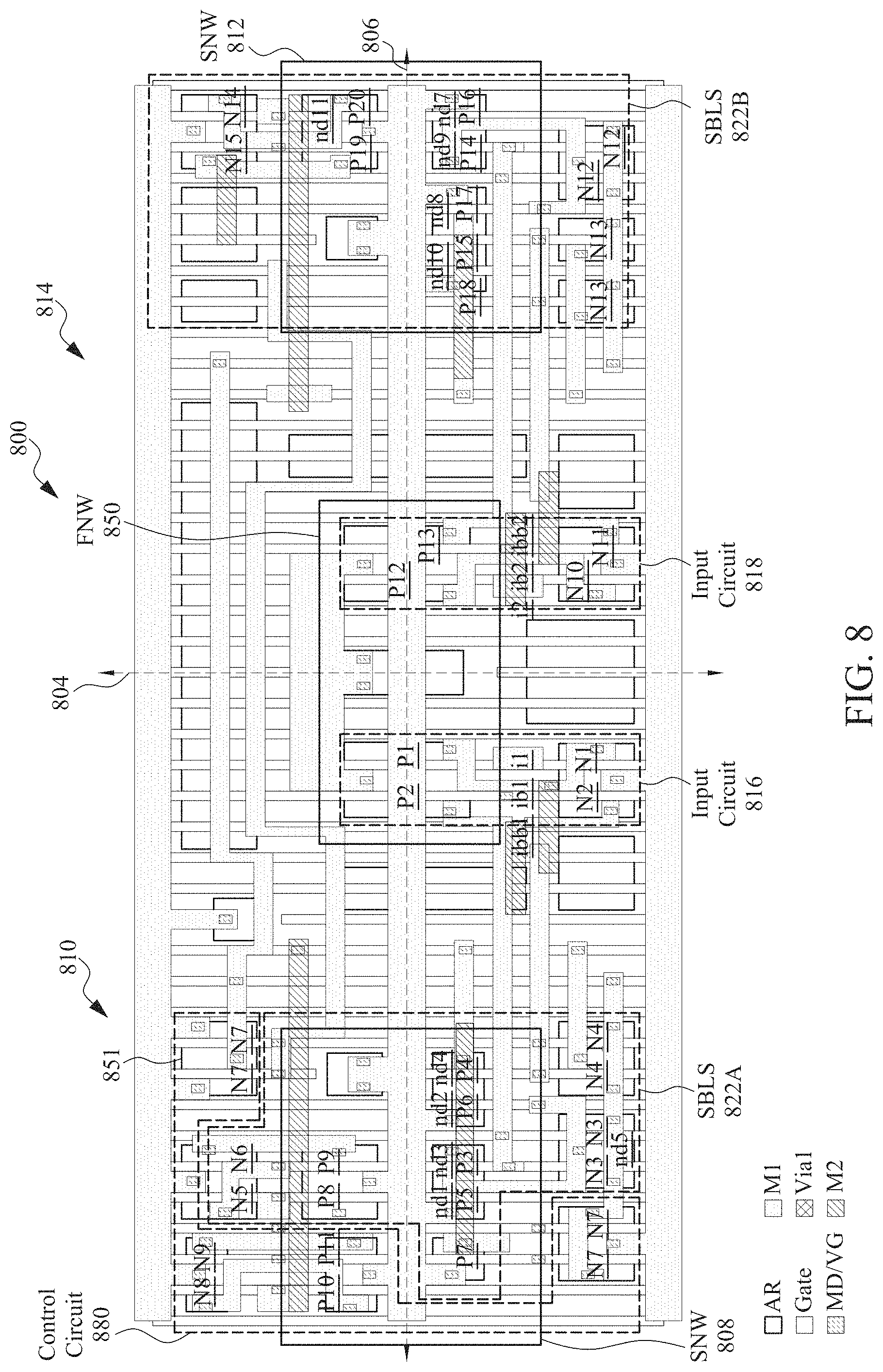 Patent US11777501 Figure 8 – Method of method of forming a multi-bit level shifter