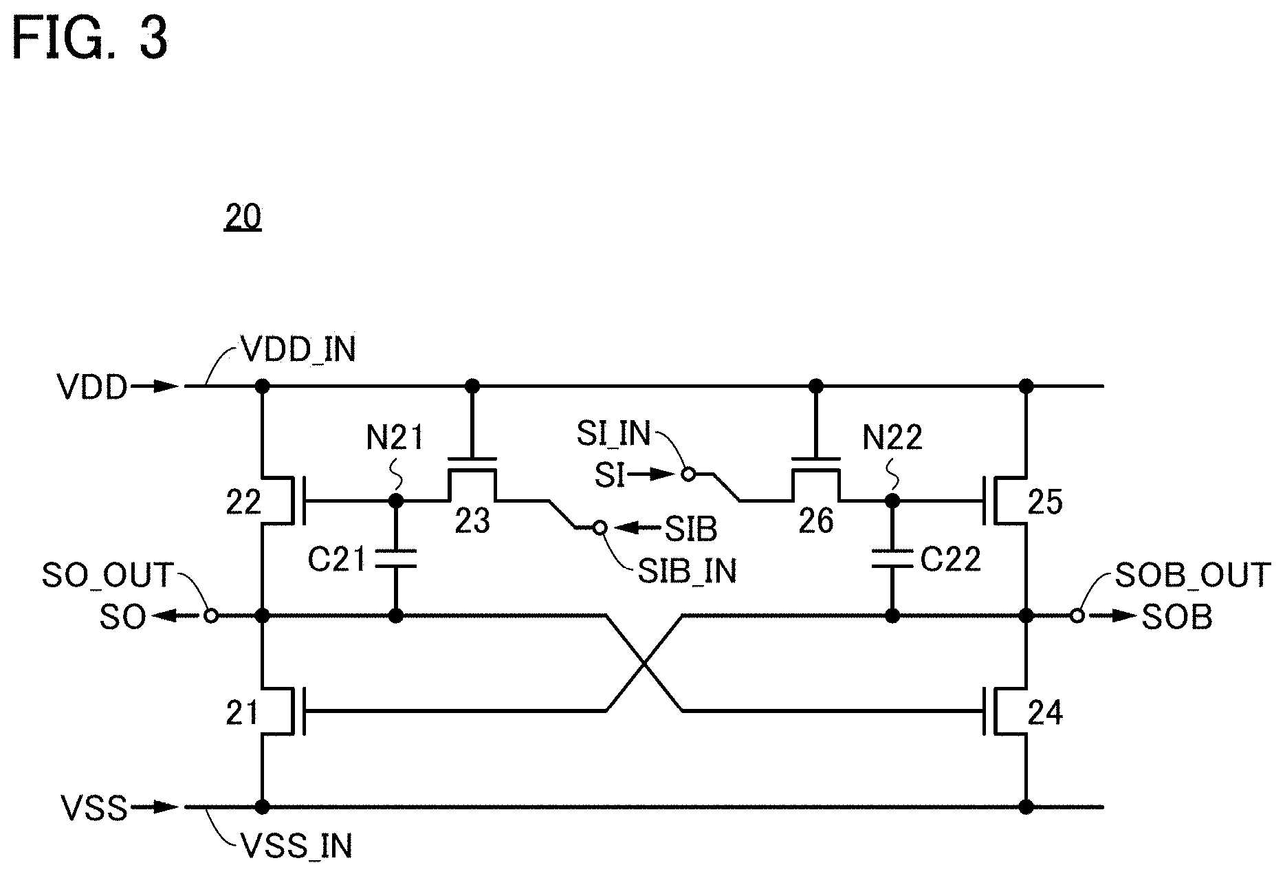 Patent US11777502 Figure 3 – Logic circuit and semiconductor device formed using unipolar transistor