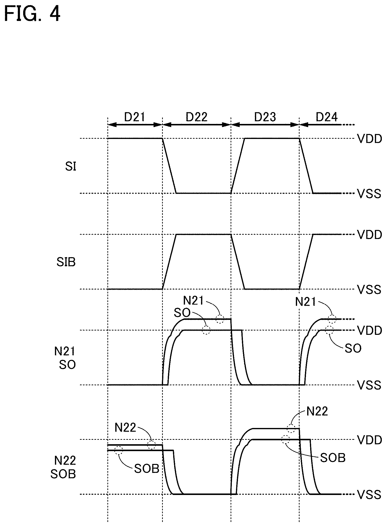 Patent US11777502 Figure 4 – Logic circuit and semiconductor device formed using unipolar transistor