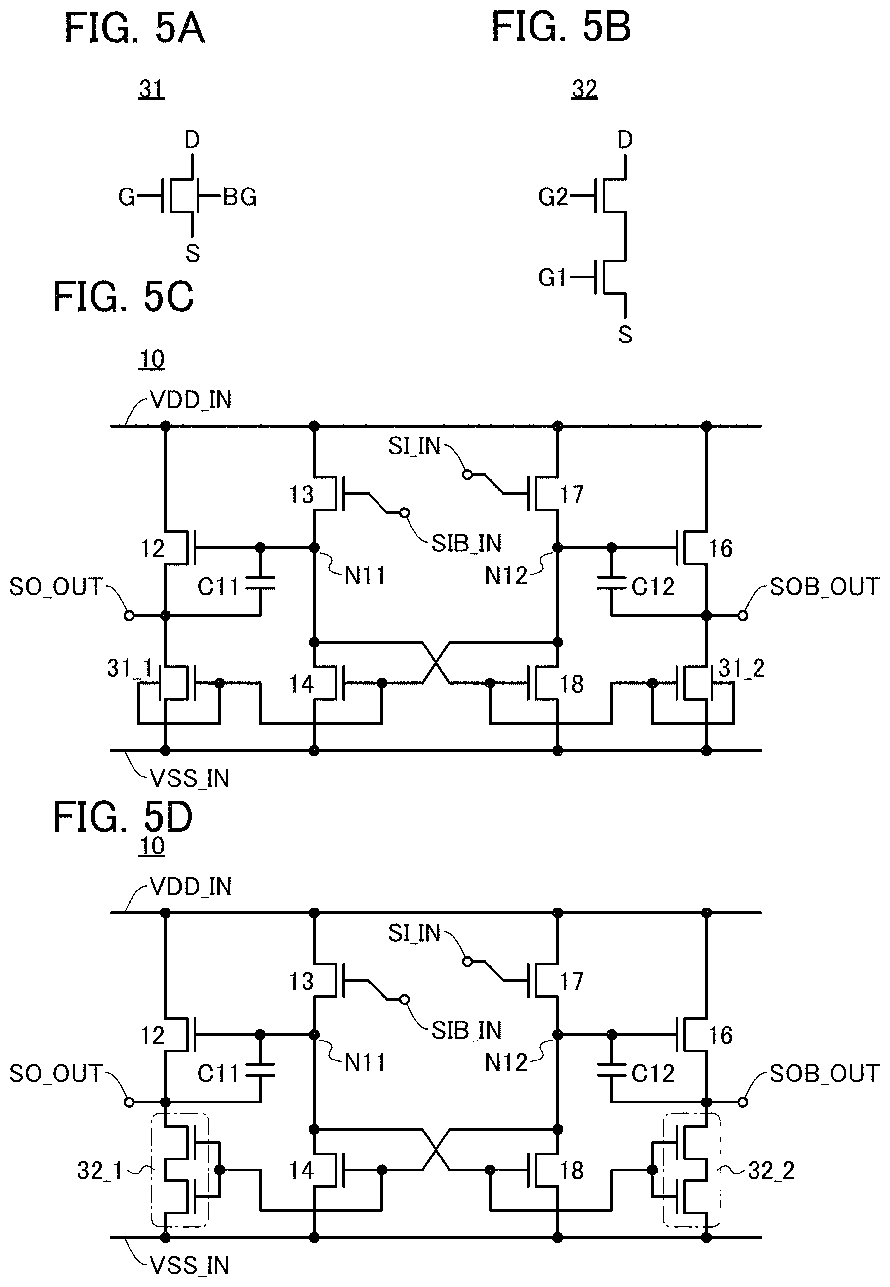 Patent US11777502 Figure 5 – Logic circuit and semiconductor device formed using unipolar transistor