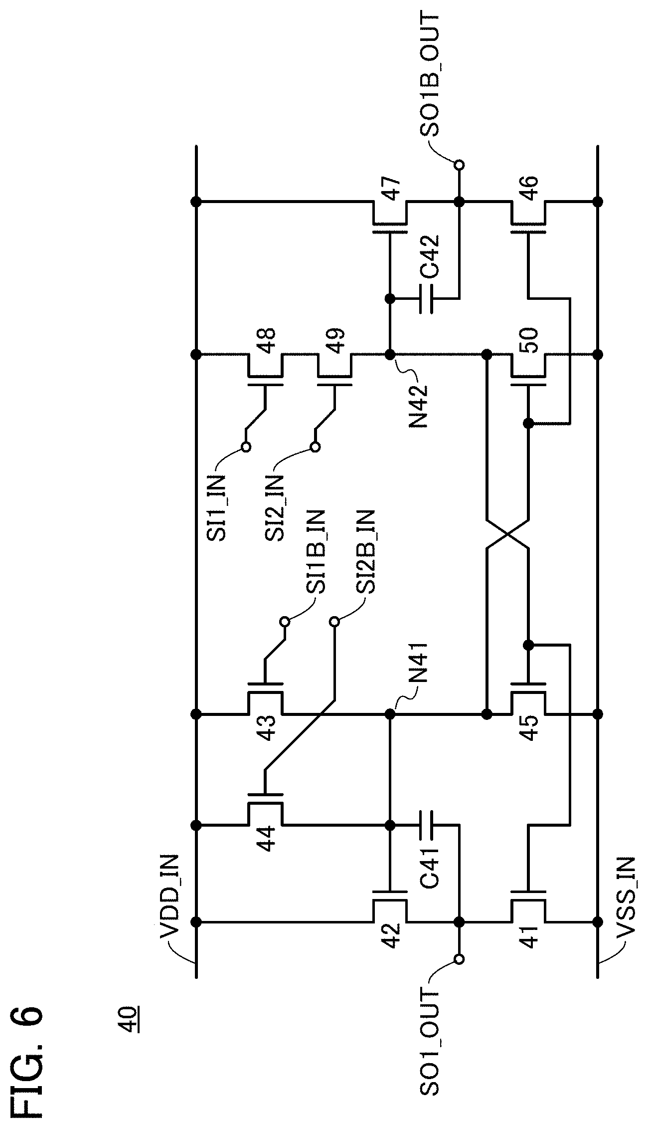 Patent US11777502 Figure 6 – Logic circuit and semiconductor device formed using unipolar transistor