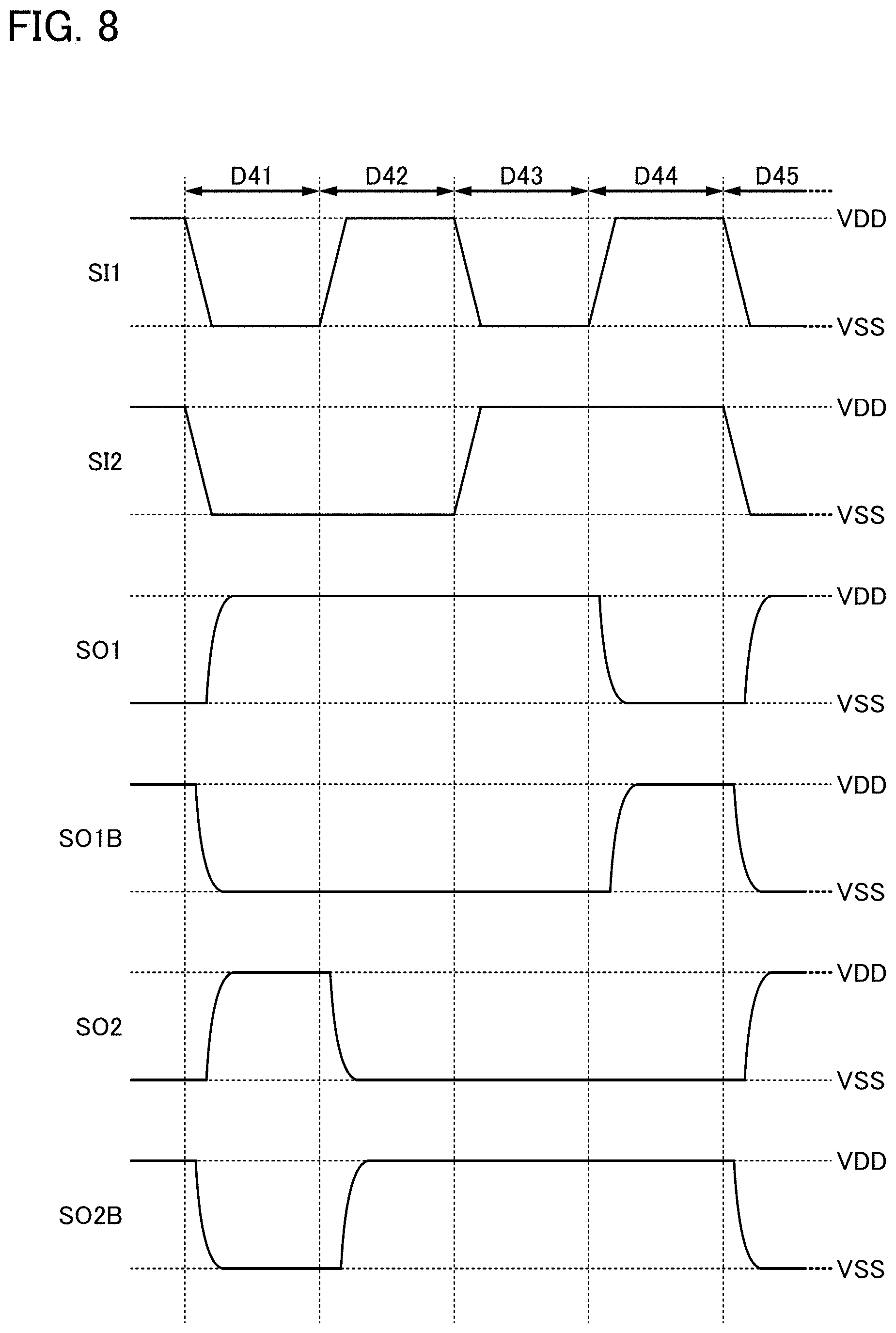 Patent US11777502 Figure 8 – Logic circuit and semiconductor device formed using unipolar transistor