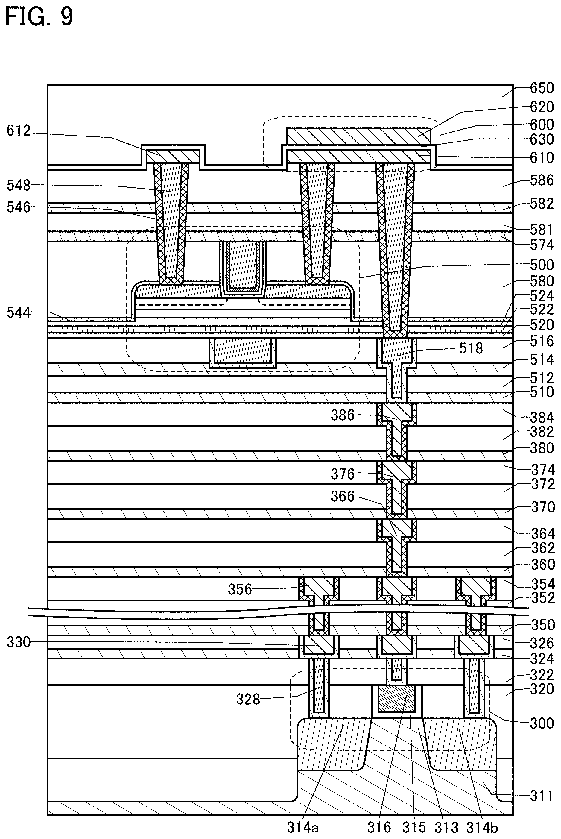 Patent US11777502 Figure 9 – Logic circuit and semiconductor device formed using unipolar transistor
