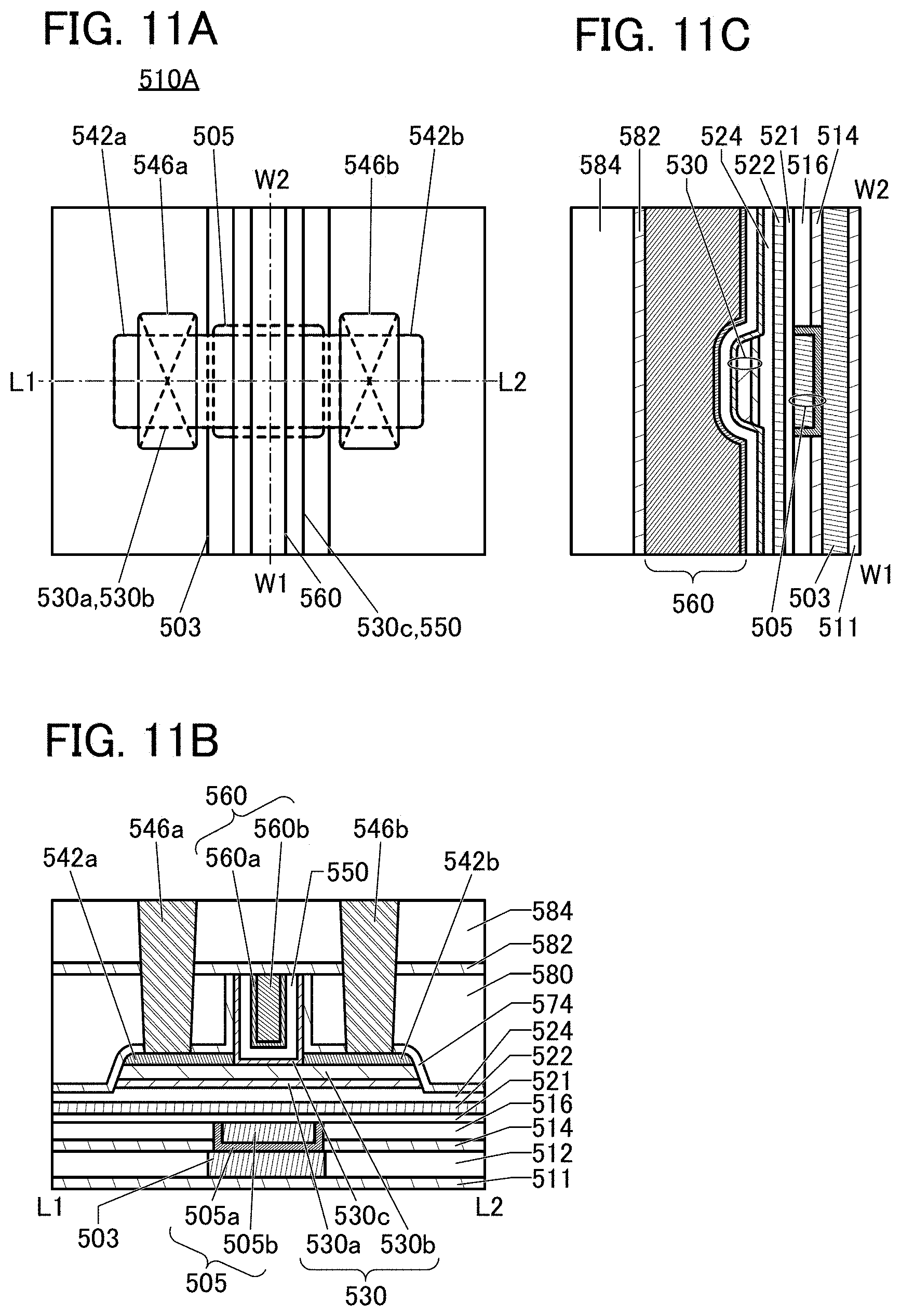 Patent US11777502 Figure 11 – Logic circuit and semiconductor device formed using unipolar transistor