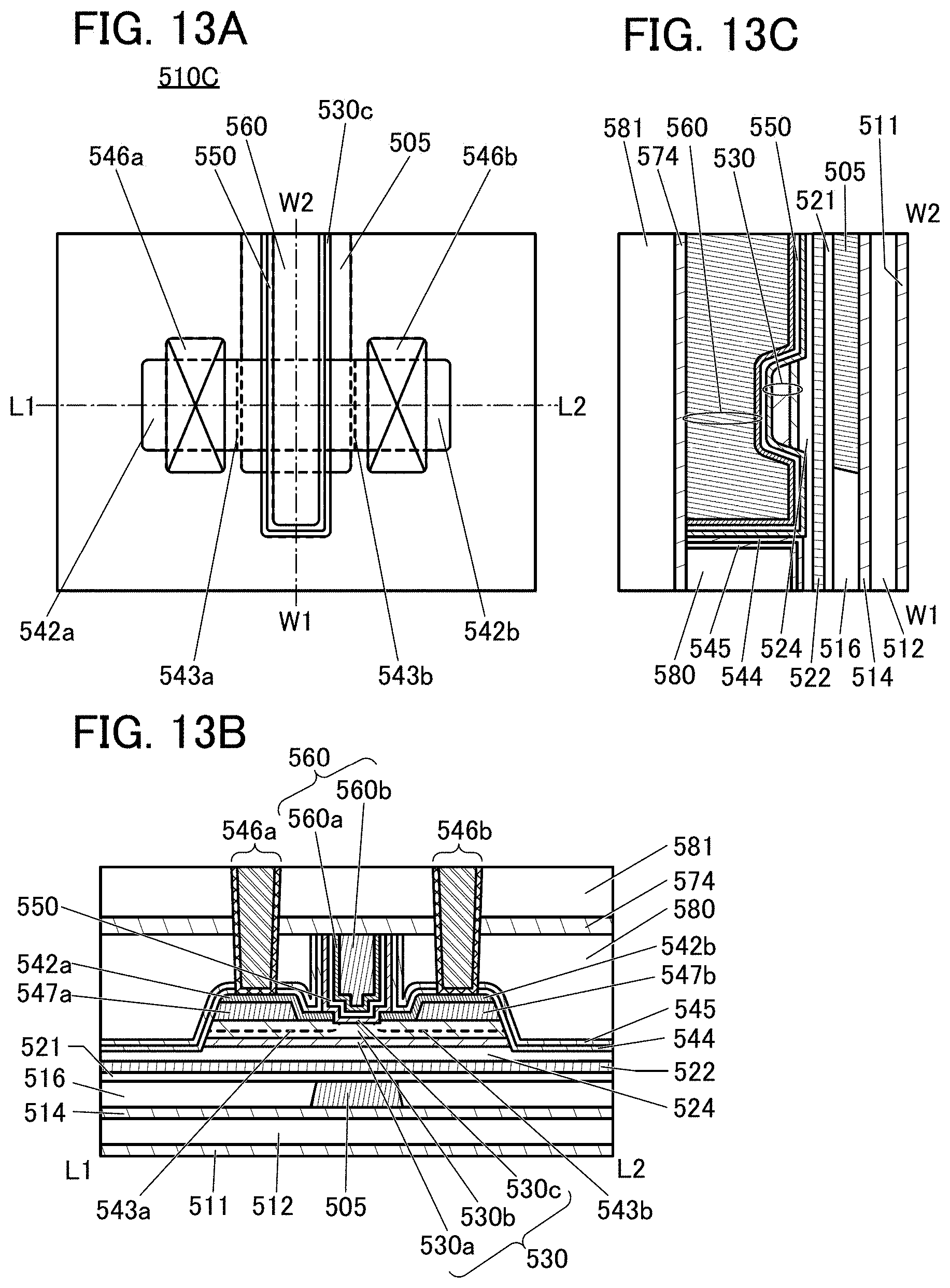 Patent US11777502 Figure 13 – Logic circuit and semiconductor device formed using unipolar transistor