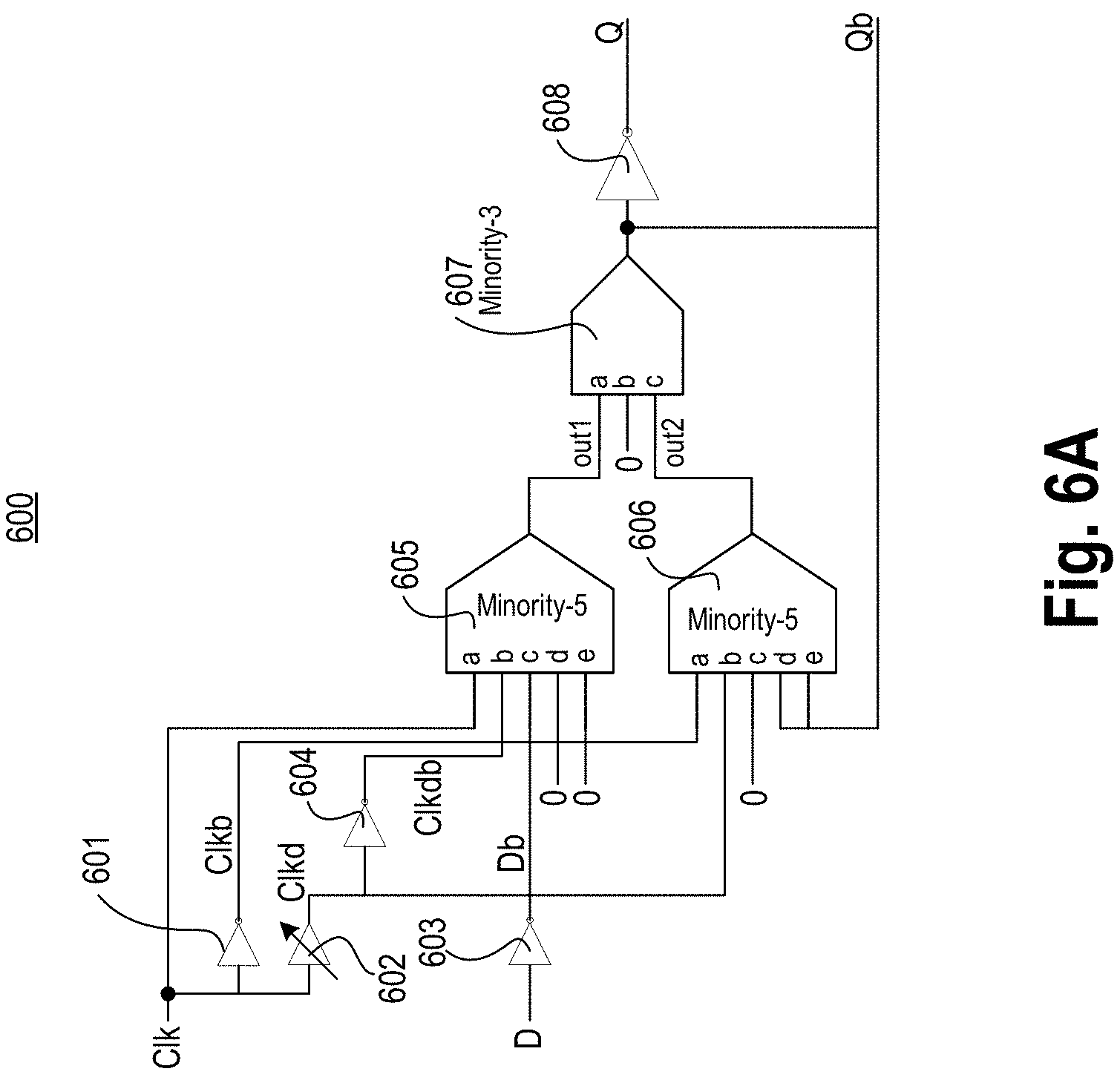 Patent US11777504 Figure 10 – Non-linear polar material based latch