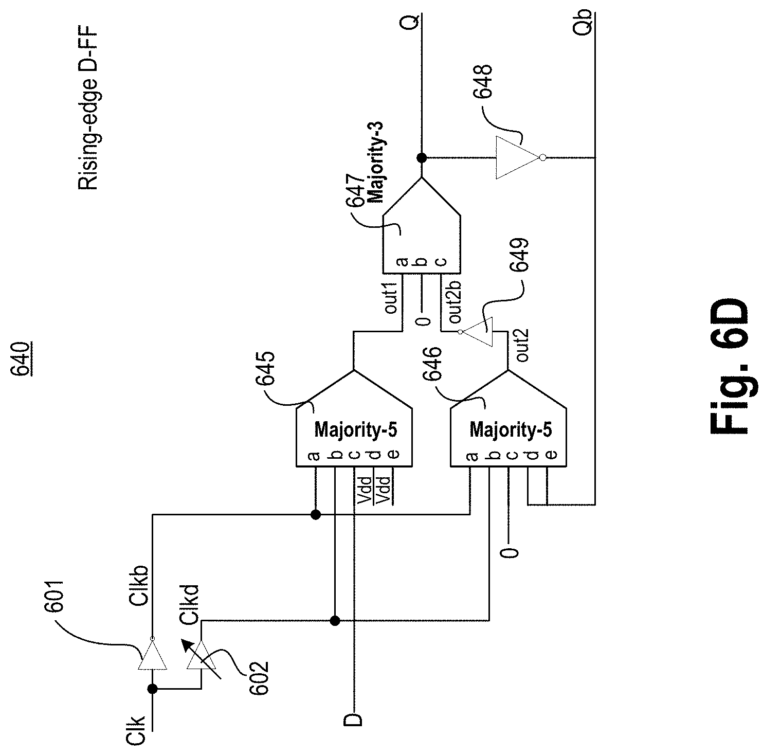 Patent US11777504 Figure 13 – Non-linear polar material based latch