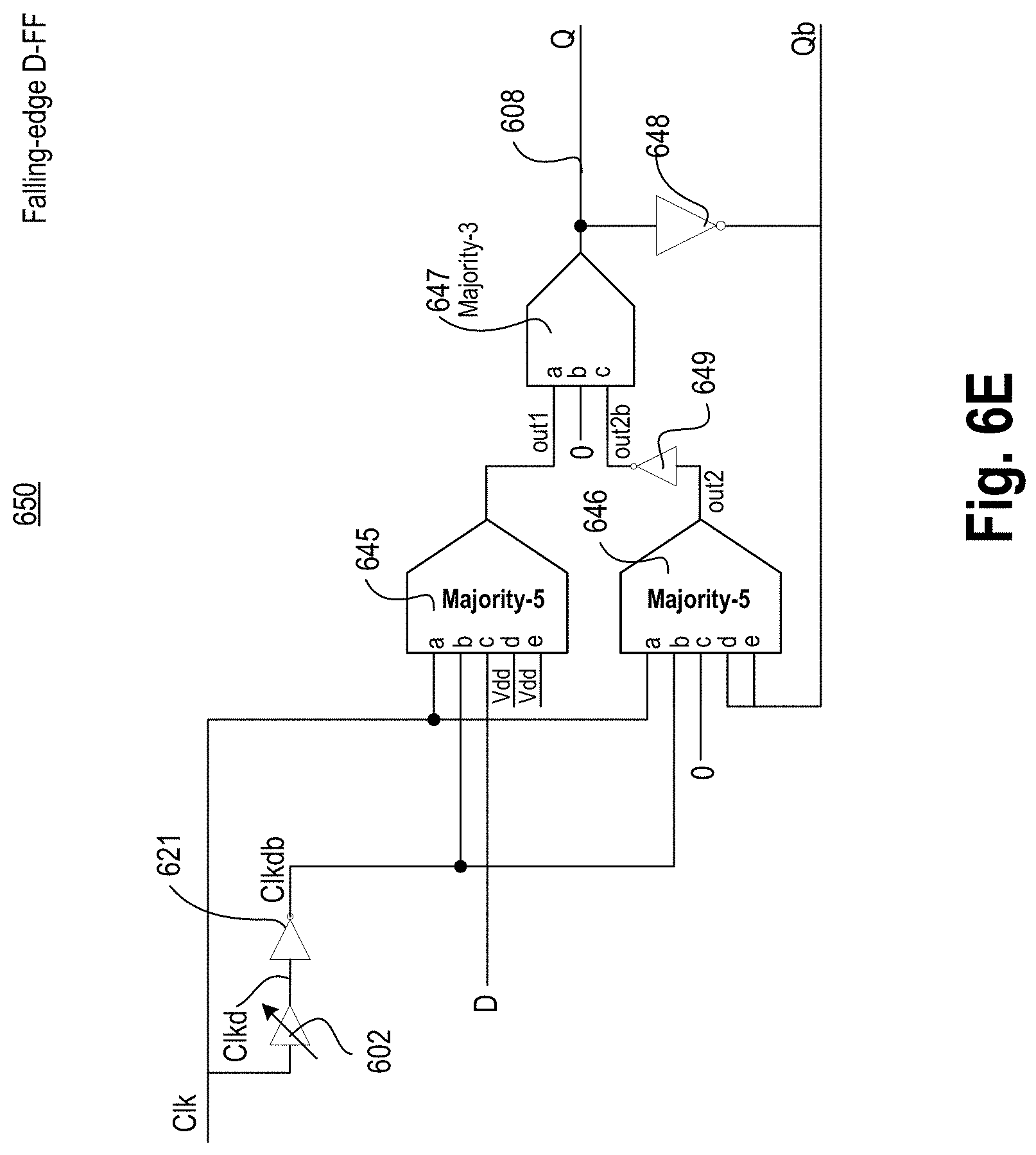 Patent US11777504 Figure 14 – Non-linear polar material based latch