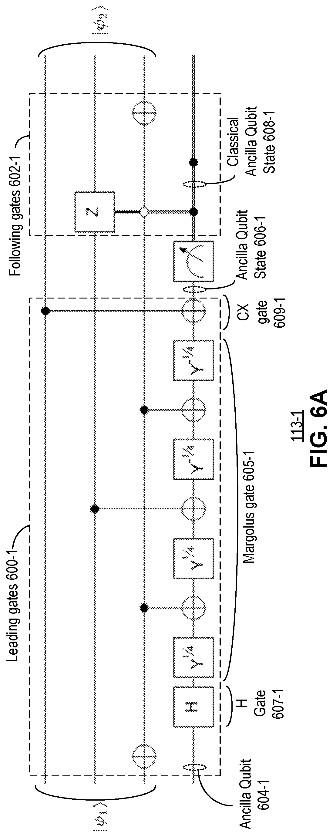 Patent US11777505 Figure 8 – Controllable quantum logic gates and methods for use therewith