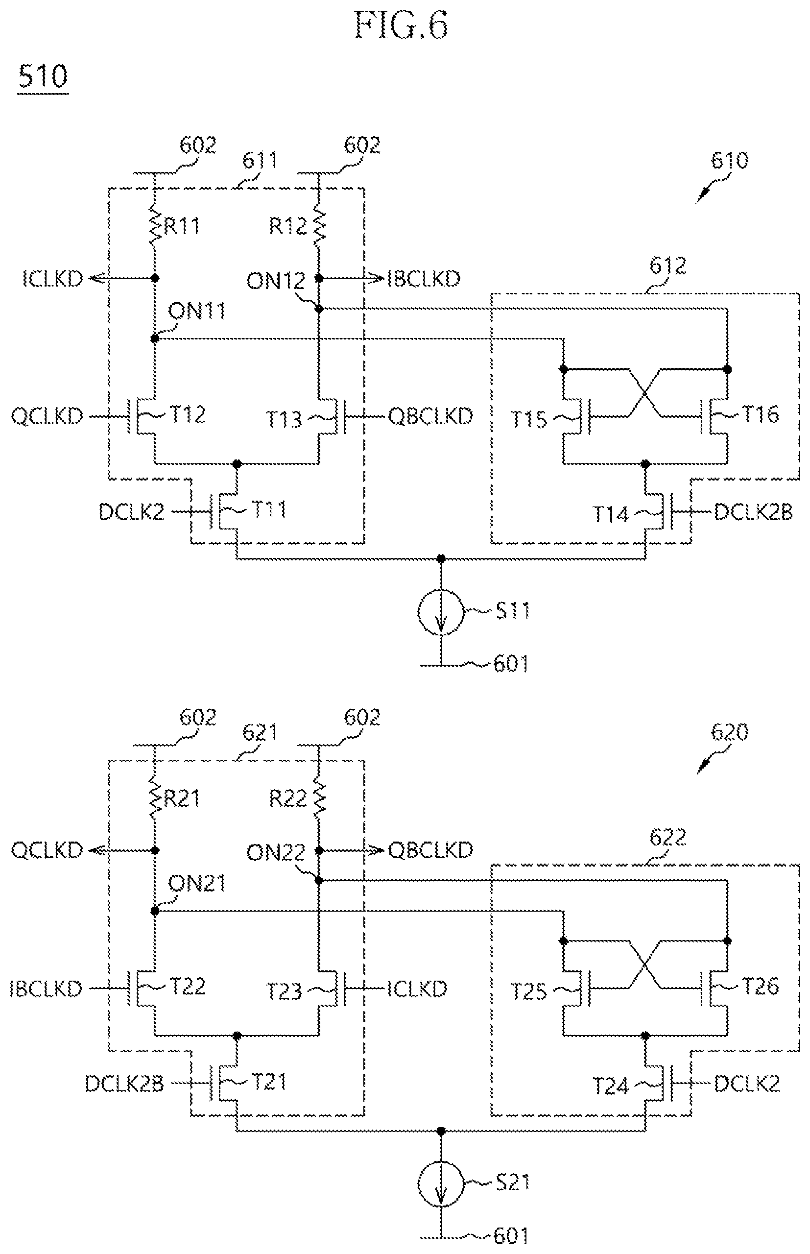 Patent US11777506 Figure 6 – Clock generation circuit and semiconductor apparatus using the clock generation circuit