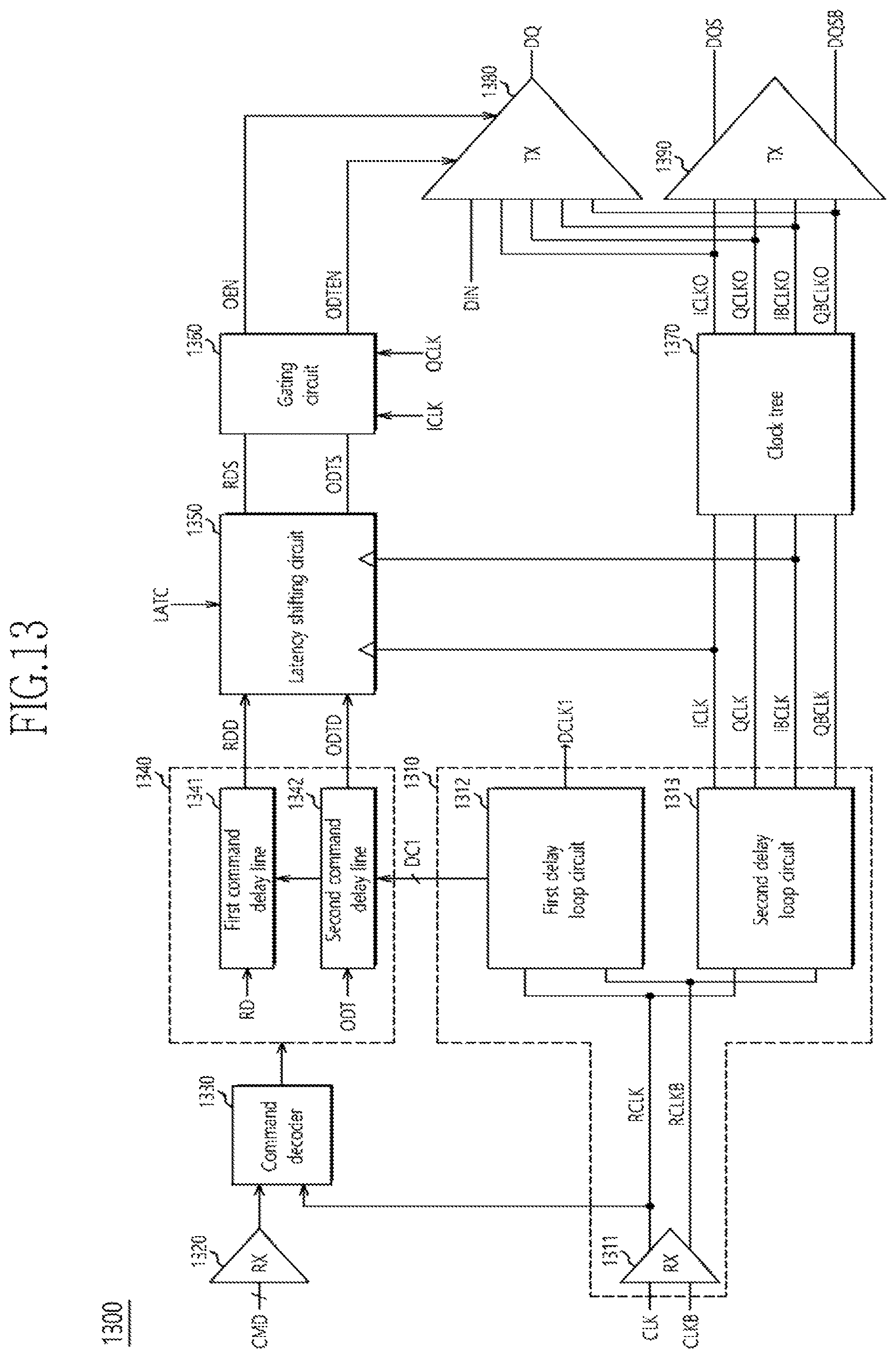 Patent US11777506 Figure 13 – Clock generation circuit and semiconductor apparatus using the clock generation circuit