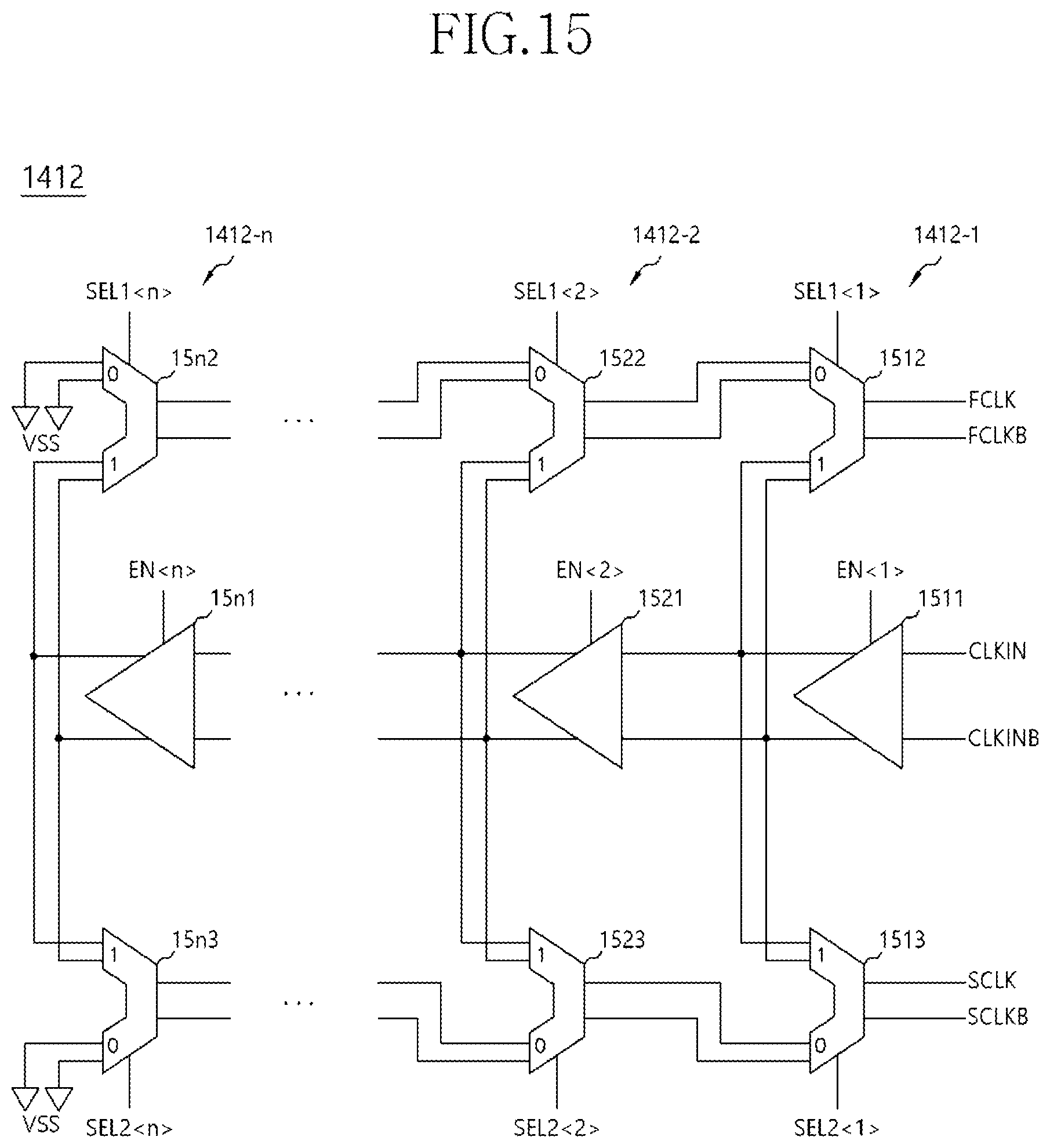 Patent US11777506 Figure 15 – Clock generation circuit and semiconductor apparatus using the clock generation circuit