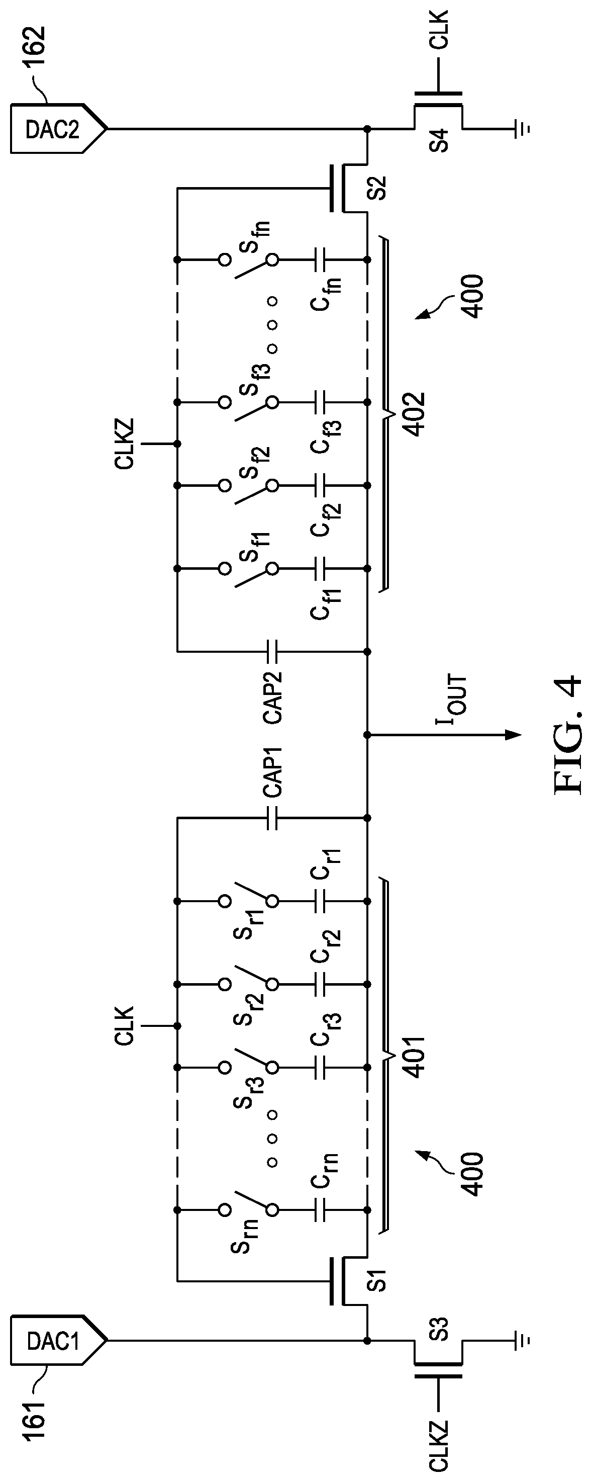 Patent US11777513 Figure 4 – F DAC /2 spur estimation and correction