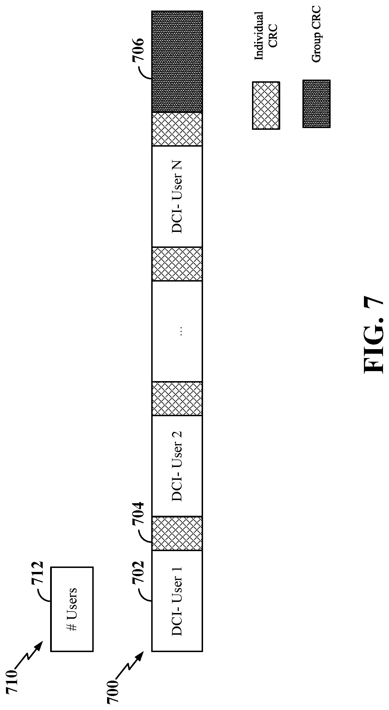 Patent US11777526 Figure 7 – Efficient control channel design using polar codes